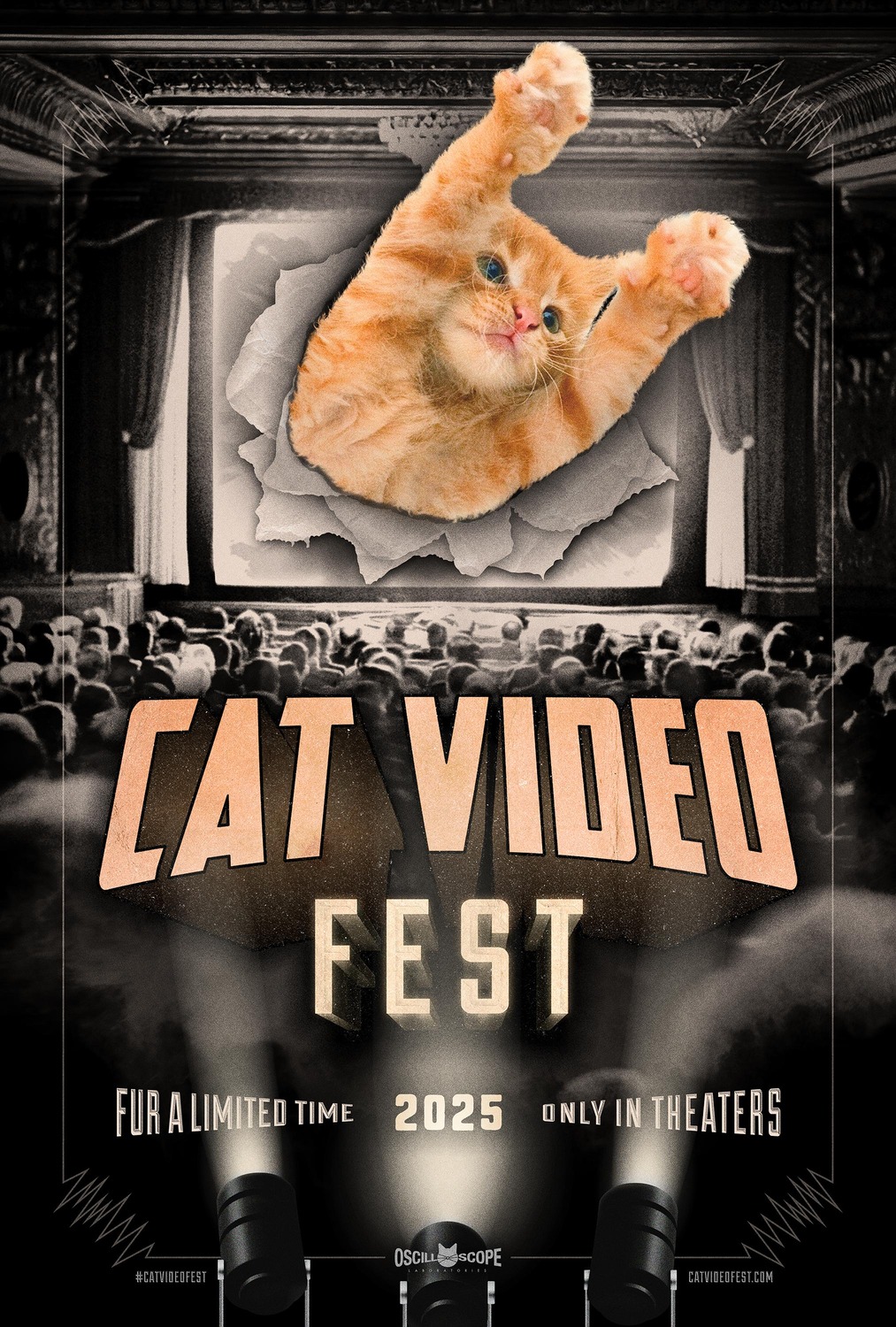 Extra Large Movie Poster Image for CatVideoFest 2025 