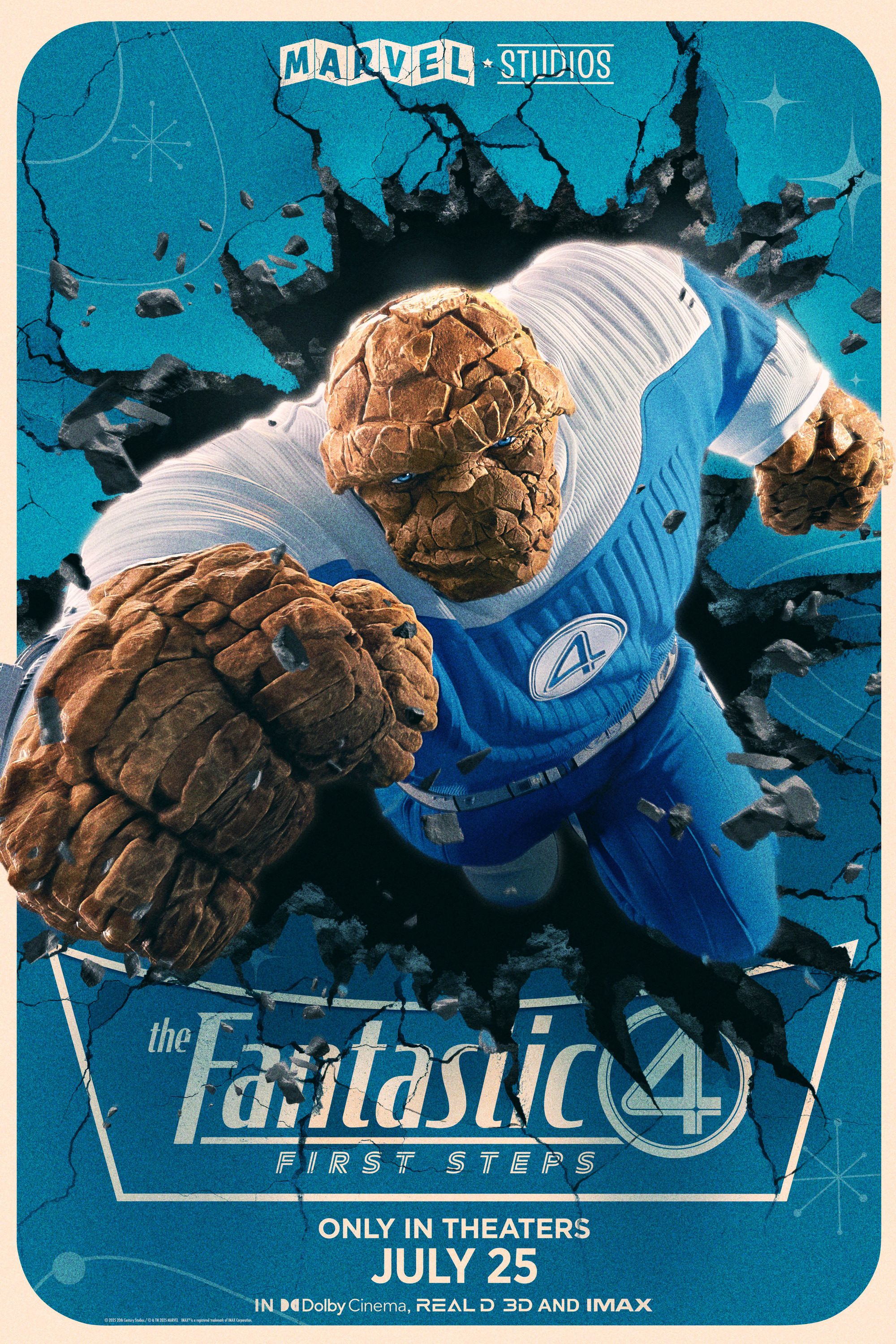 Mega Sized Movie Poster Image for The Fantastic Four (#32 of 57)