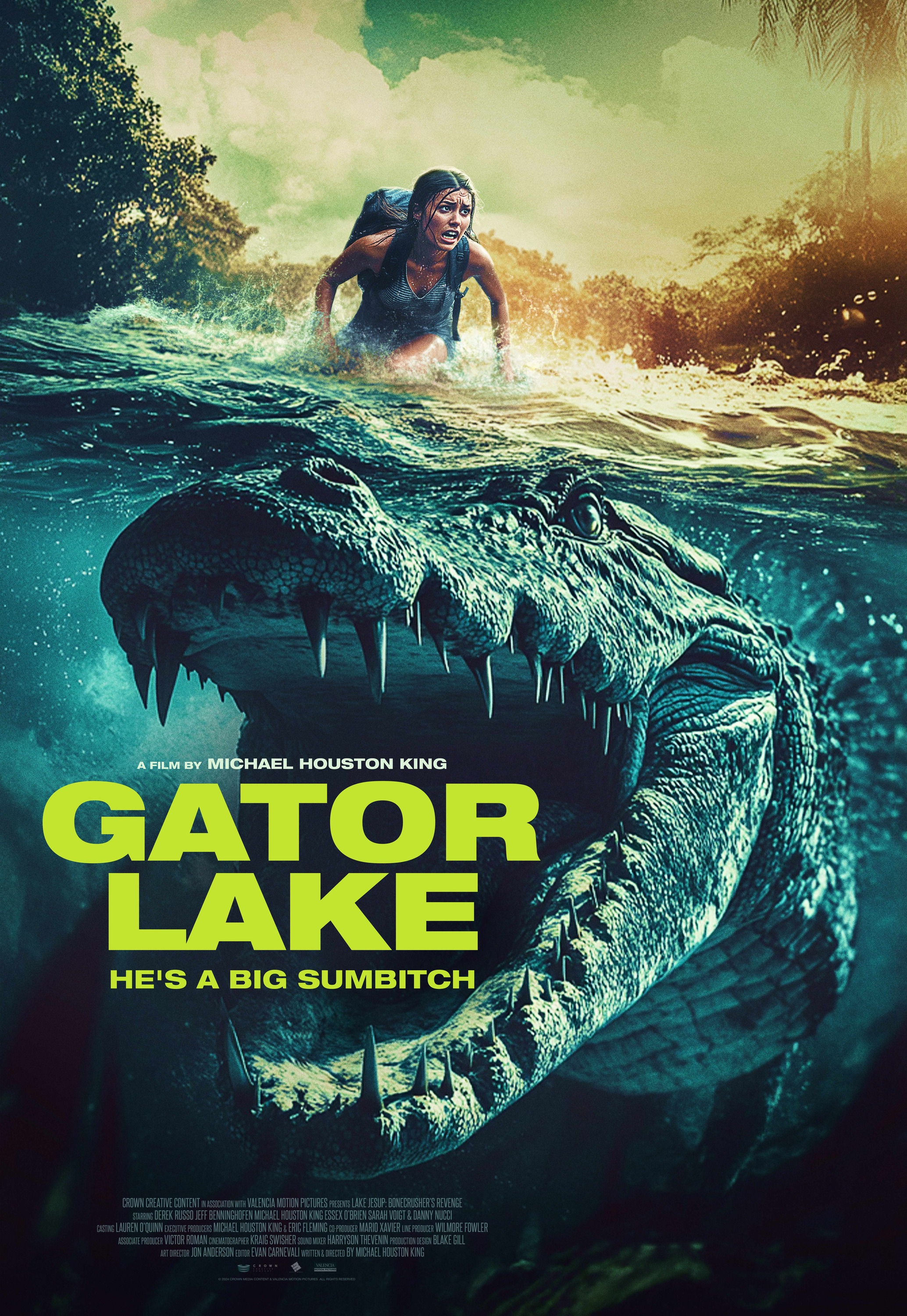 Mega Sized Movie Poster Image for Gator Lake 