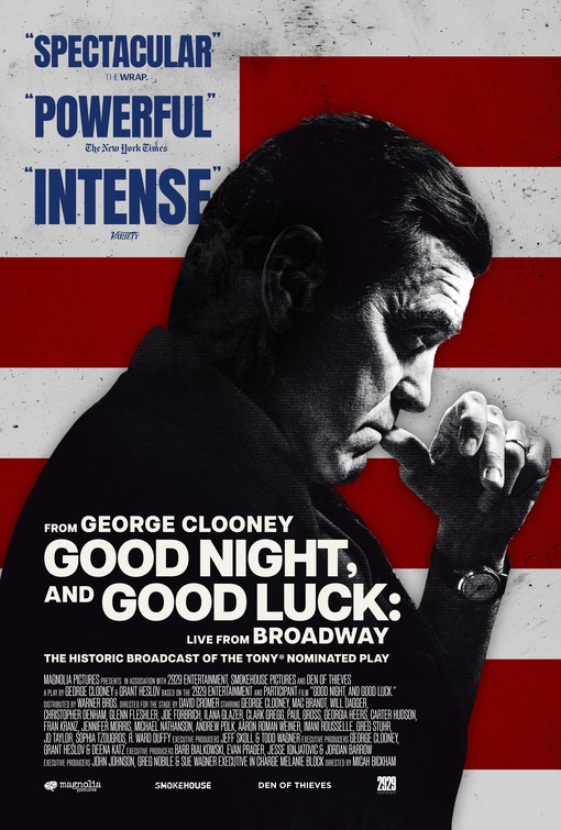 Good Night, and Good Luck. On Broadway Movie Poster
