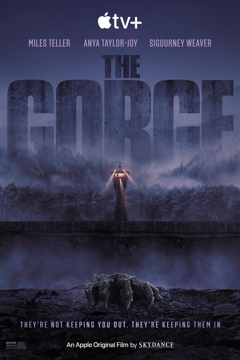 Extra Large Movie Poster Image for The Gorge 