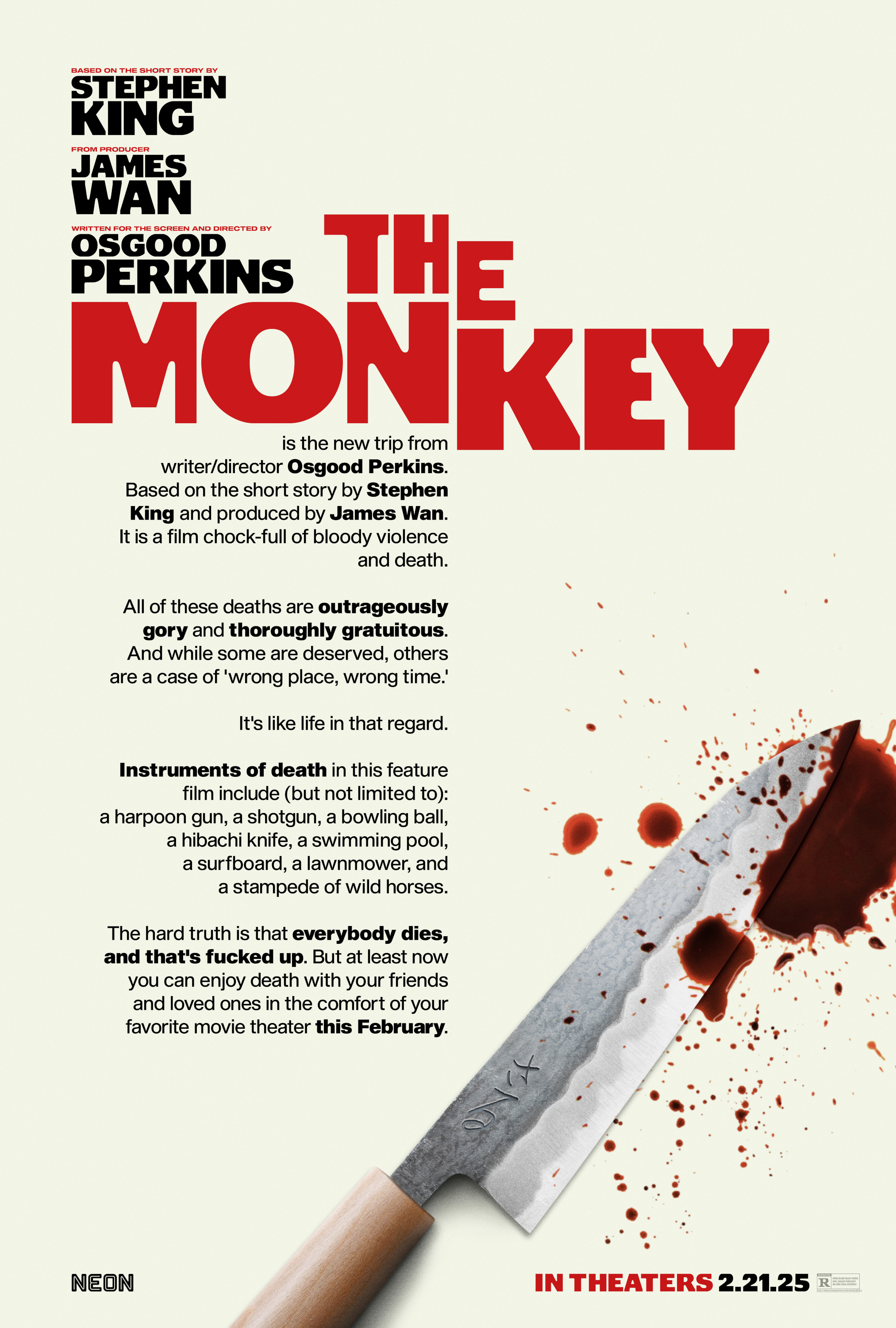 Mega Sized Movie Poster Image for The Monkey (#2 of 4)