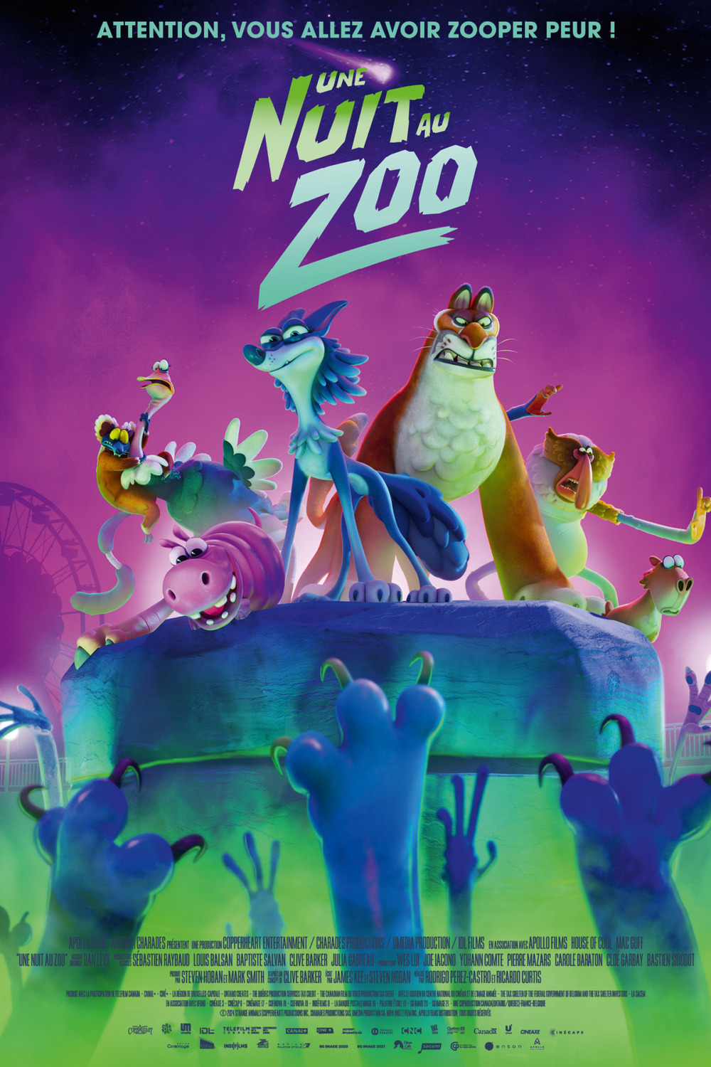 Extra Large Movie Poster Image for Night of the Zoopocalypse (#2 of 3)