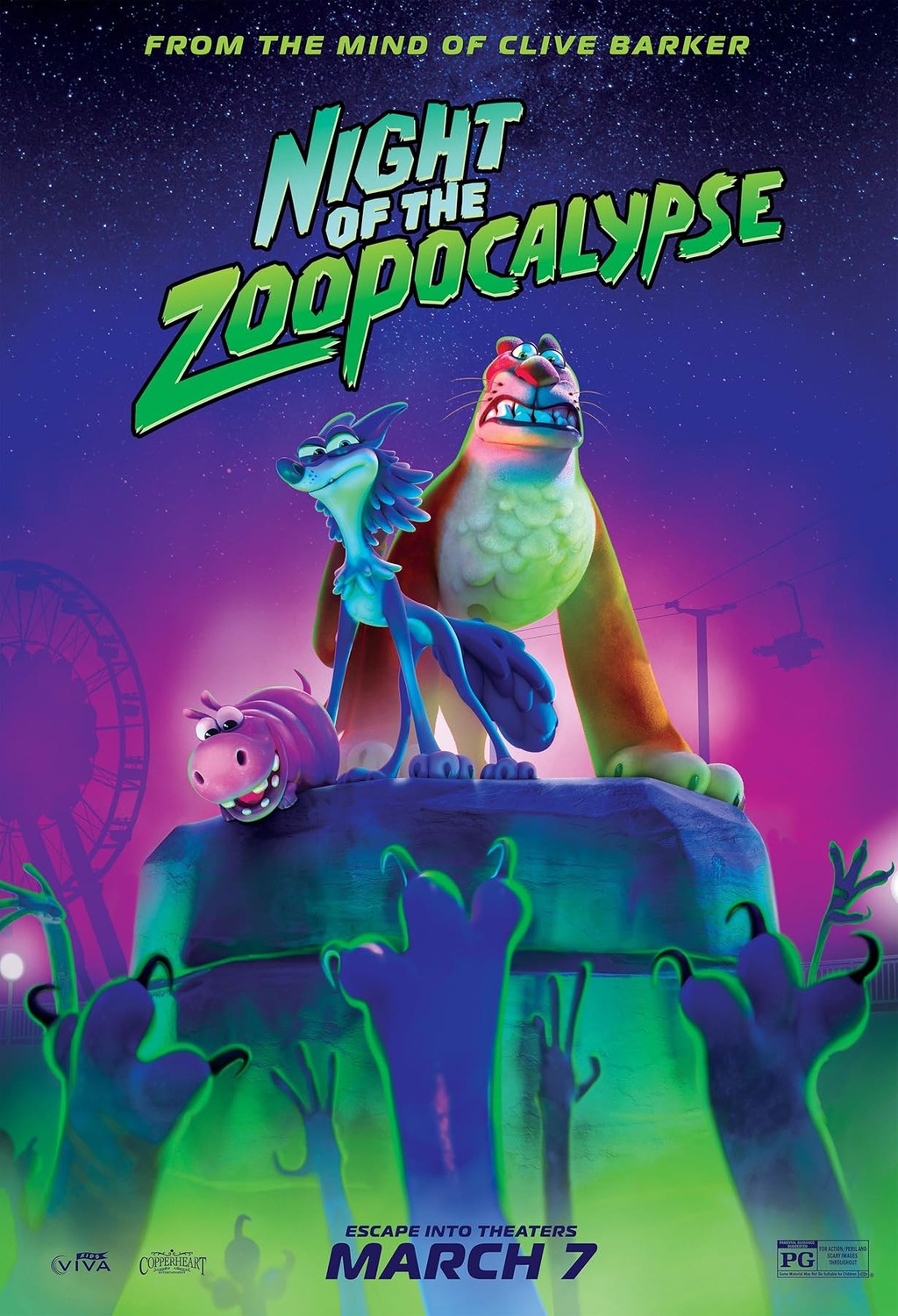 Extra Large Movie Poster Image for Night of the Zoopocalypse (#3 of 3)