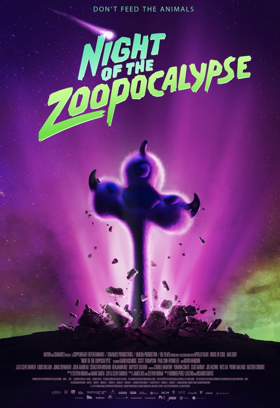 Extra Large Movie Poster Image for Night of the Zoopocalypse 