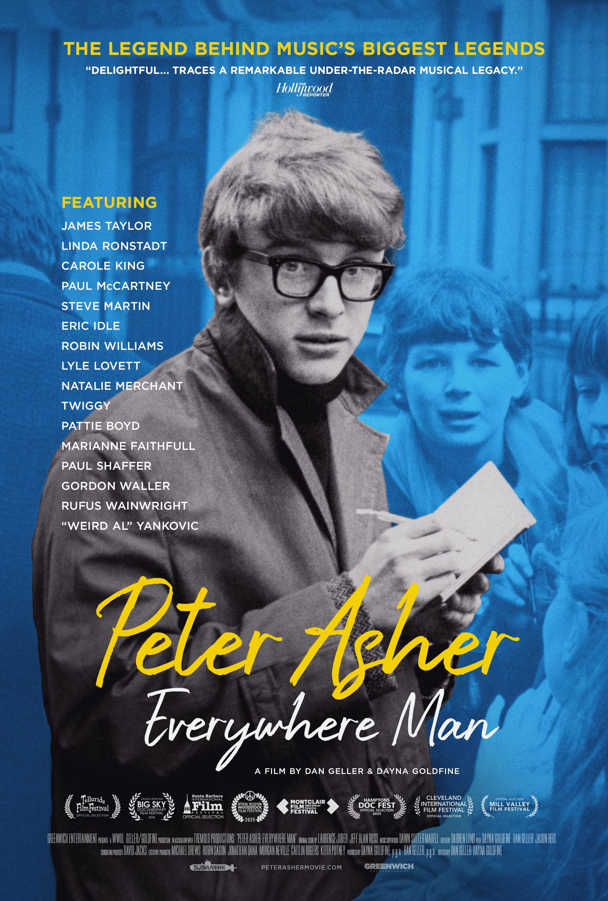 Mega Sized Movie Poster Image for Peter Asher: Everywhere Man 
