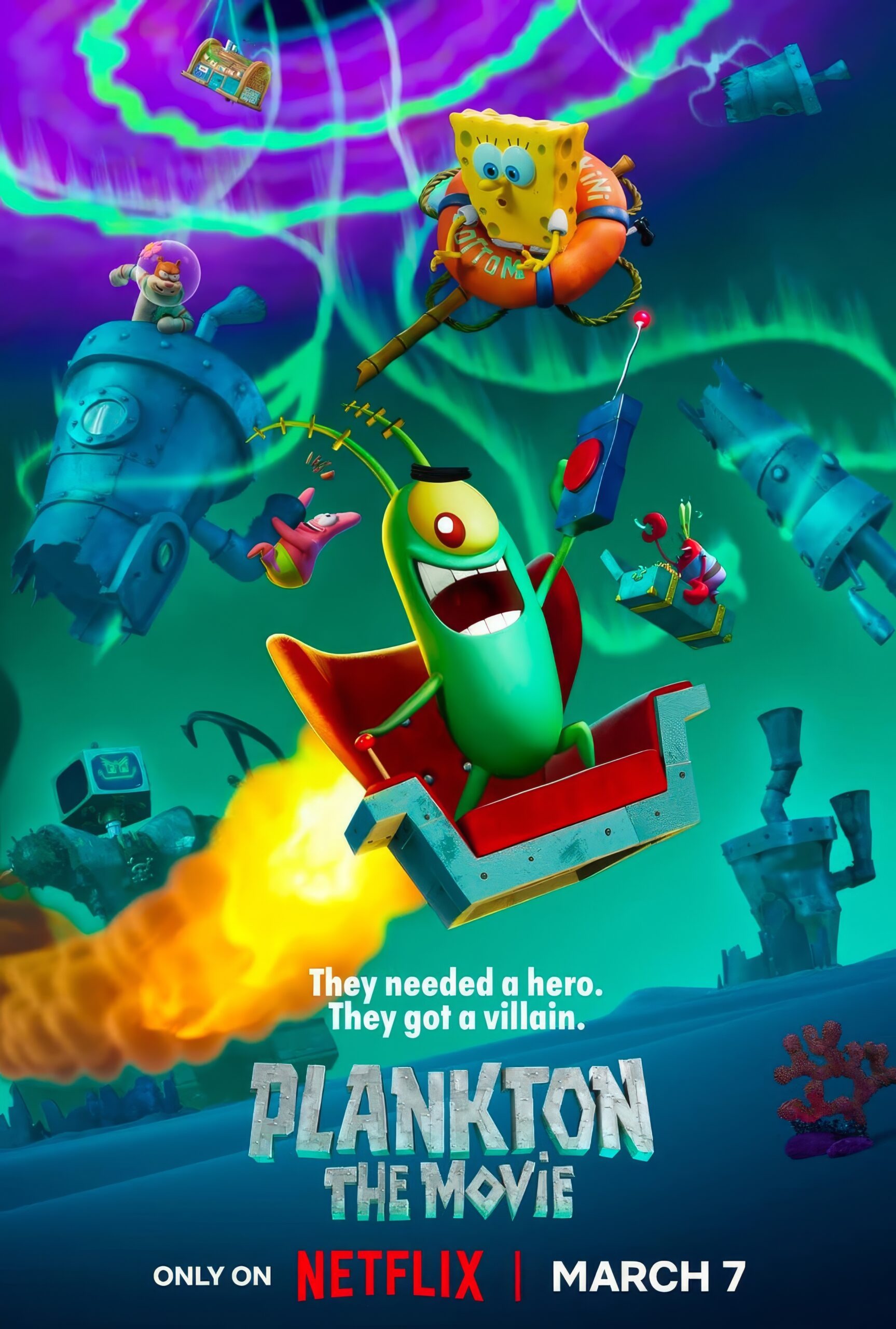 Mega Sized Movie Poster Image for Plankton: The Movie (#3 of 5)