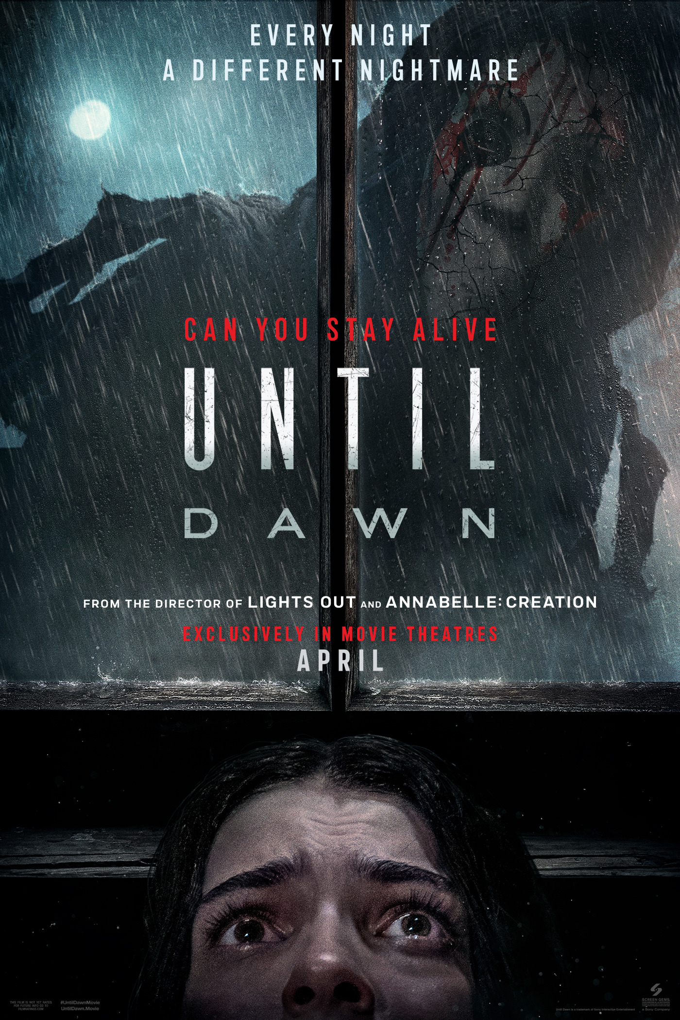 Mega Sized Movie Poster Image for Until Dawn (#2 of 7)