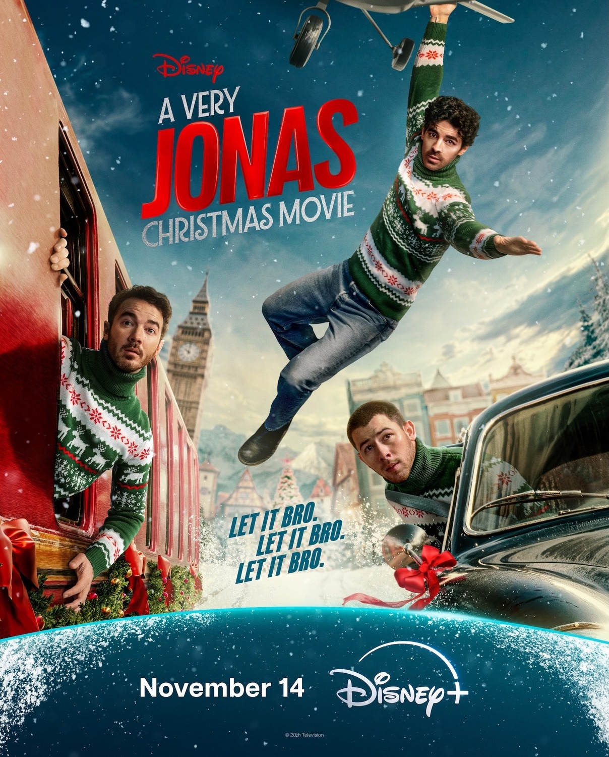 Extra Large Movie Poster Image for A Very Jonas Christmas Movie 