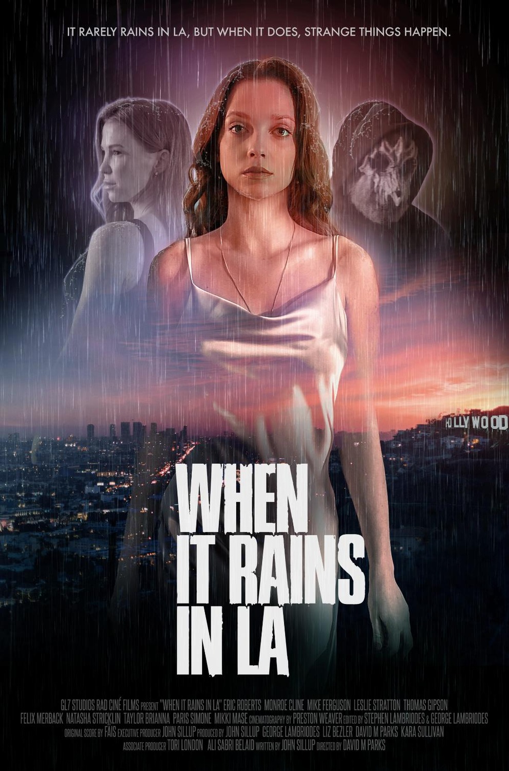 Extra Large Movie Poster Image for When It Rains in LA 