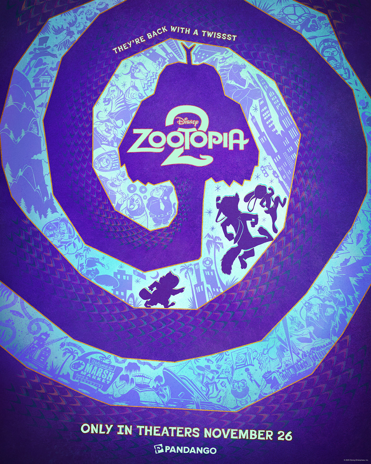 Extra Large Movie Poster Image for Zootopia 2 (#12 of 27)