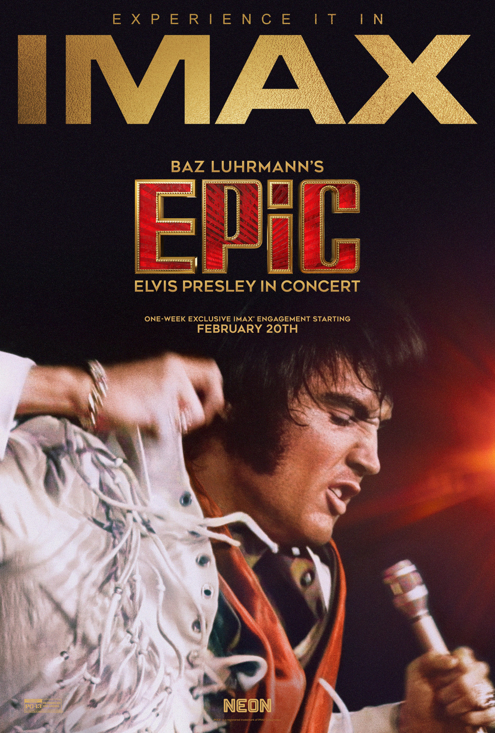 Extra Large Movie Poster Image for EPiC: Elvis Presley in Concert (#3 of 3)