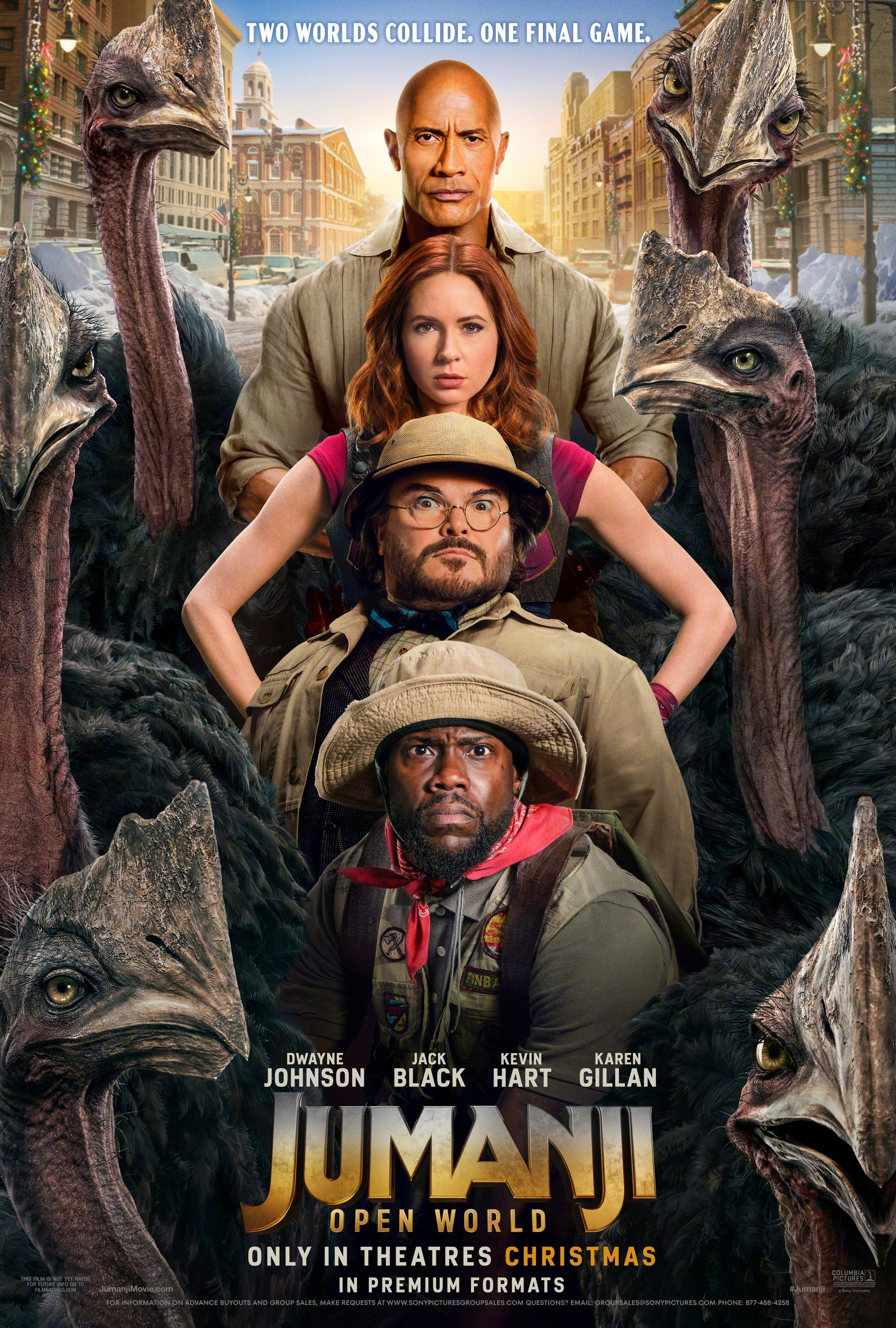 Mega Sized Movie Poster Image for Jumanji: Open World 