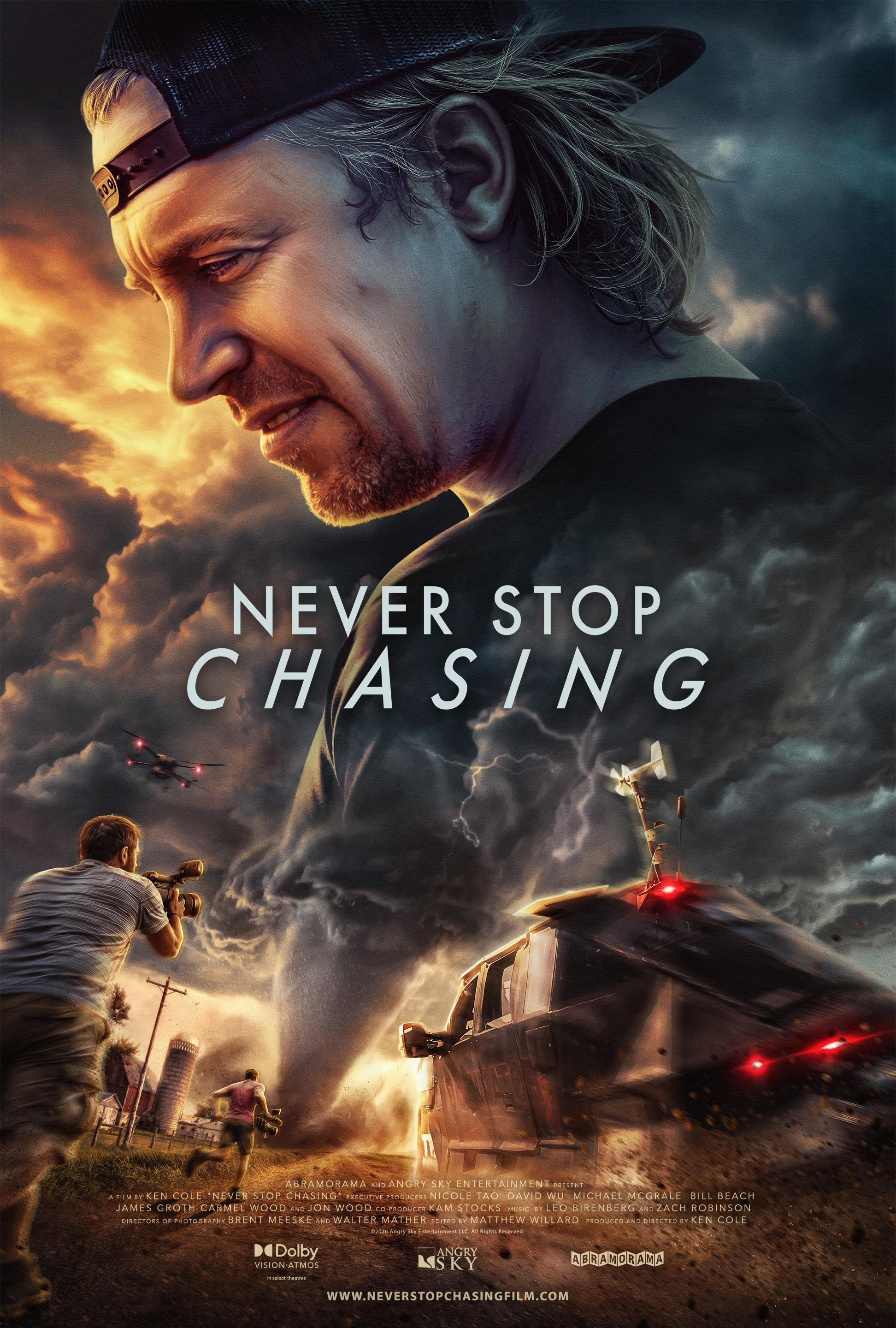 Mega Sized Movie Poster Image for Never Stop Chasing 