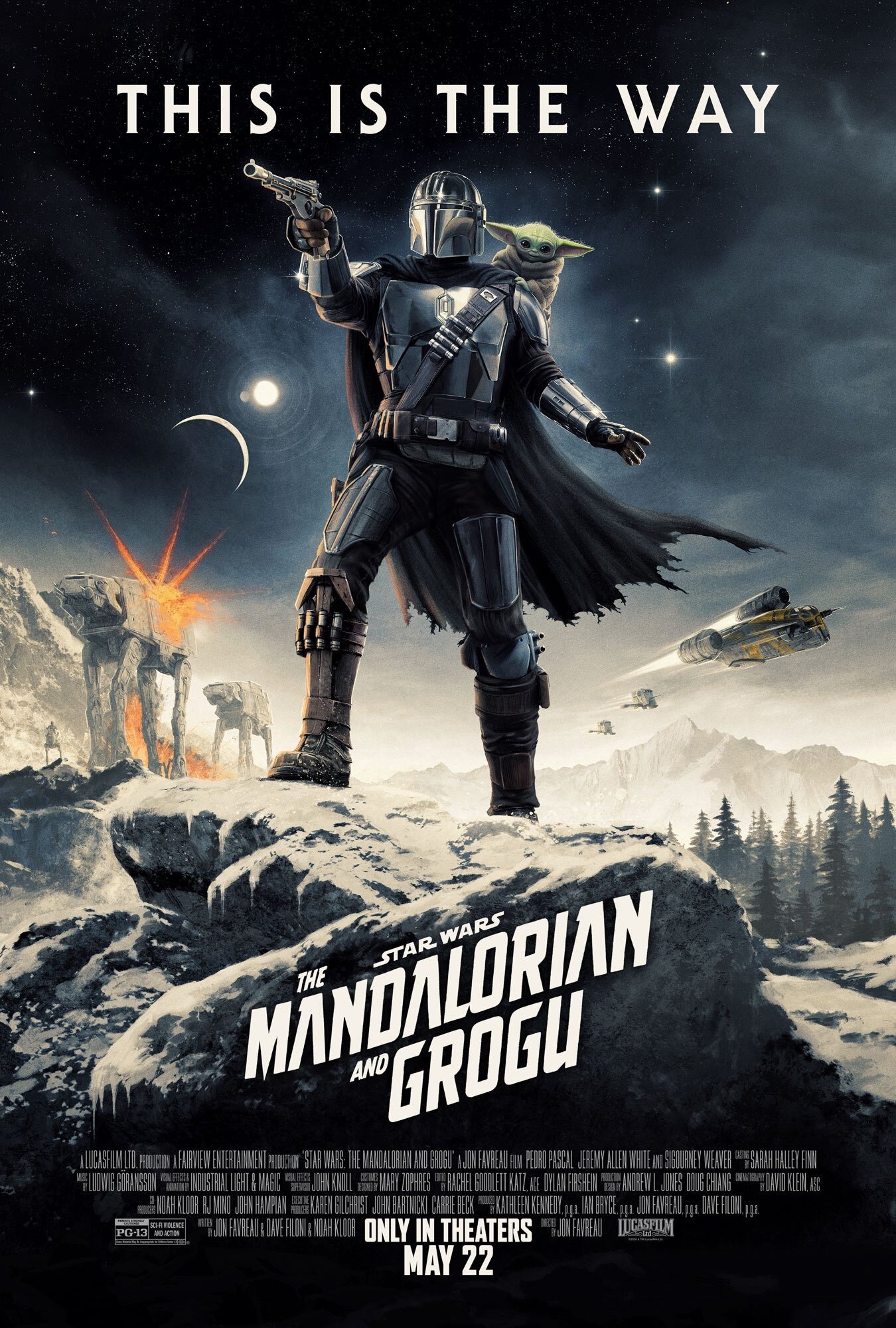 Mega Sized Movie Poster Image for Star Wars: The Mandalorian and Grogu (#9 of 14)