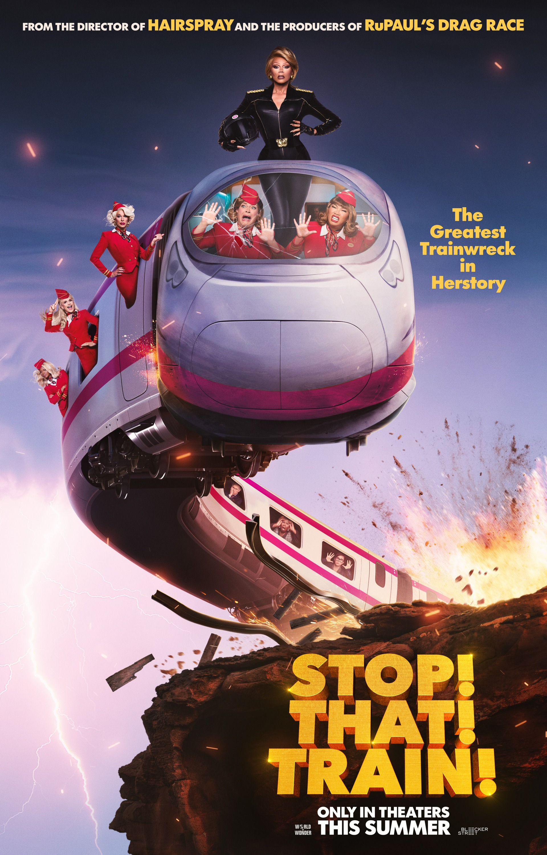 Mega Sized Movie Poster Image for Stop! That! Train! 