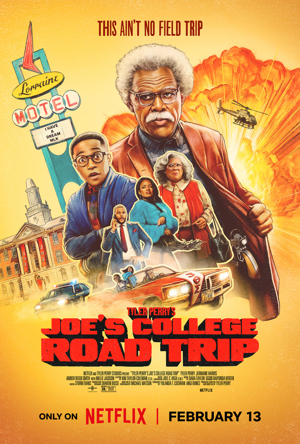 Extra Large Movie Poster Image for Tyler Perry's Joe's College Road Trip 