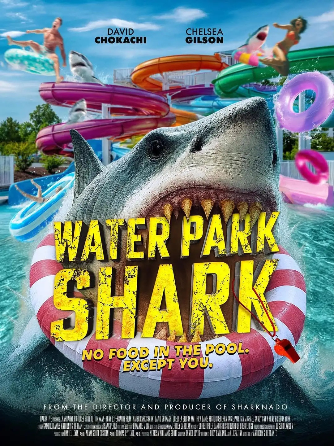 Extra Large Movie Poster Image for Water Park Shark 