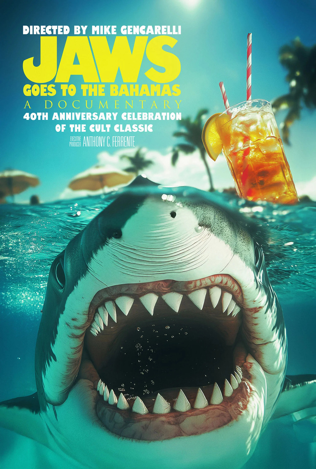 Extra Large Movie Poster Image for Jaws Goes to the Bahamas - A Documentary 