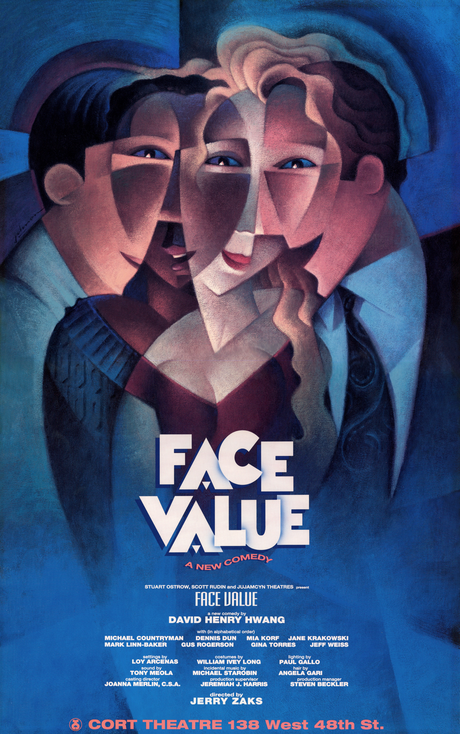 Mega Sized Broadway Poster Image for Face Value 
