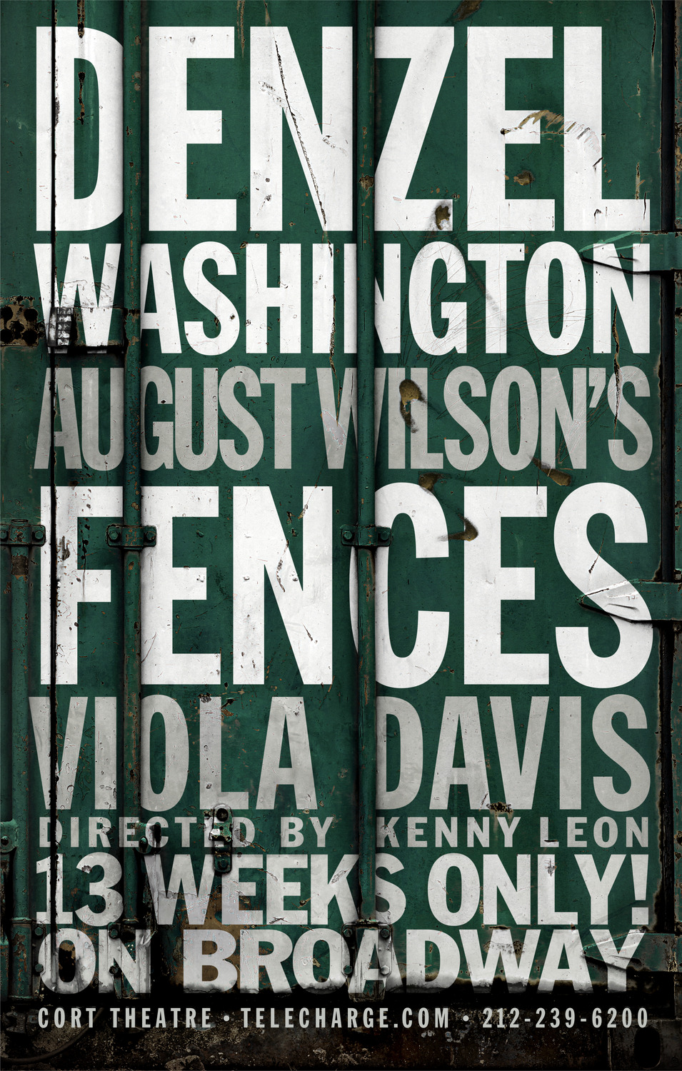 Extra Large Broadway Poster Image for Fences (#1 of 2)