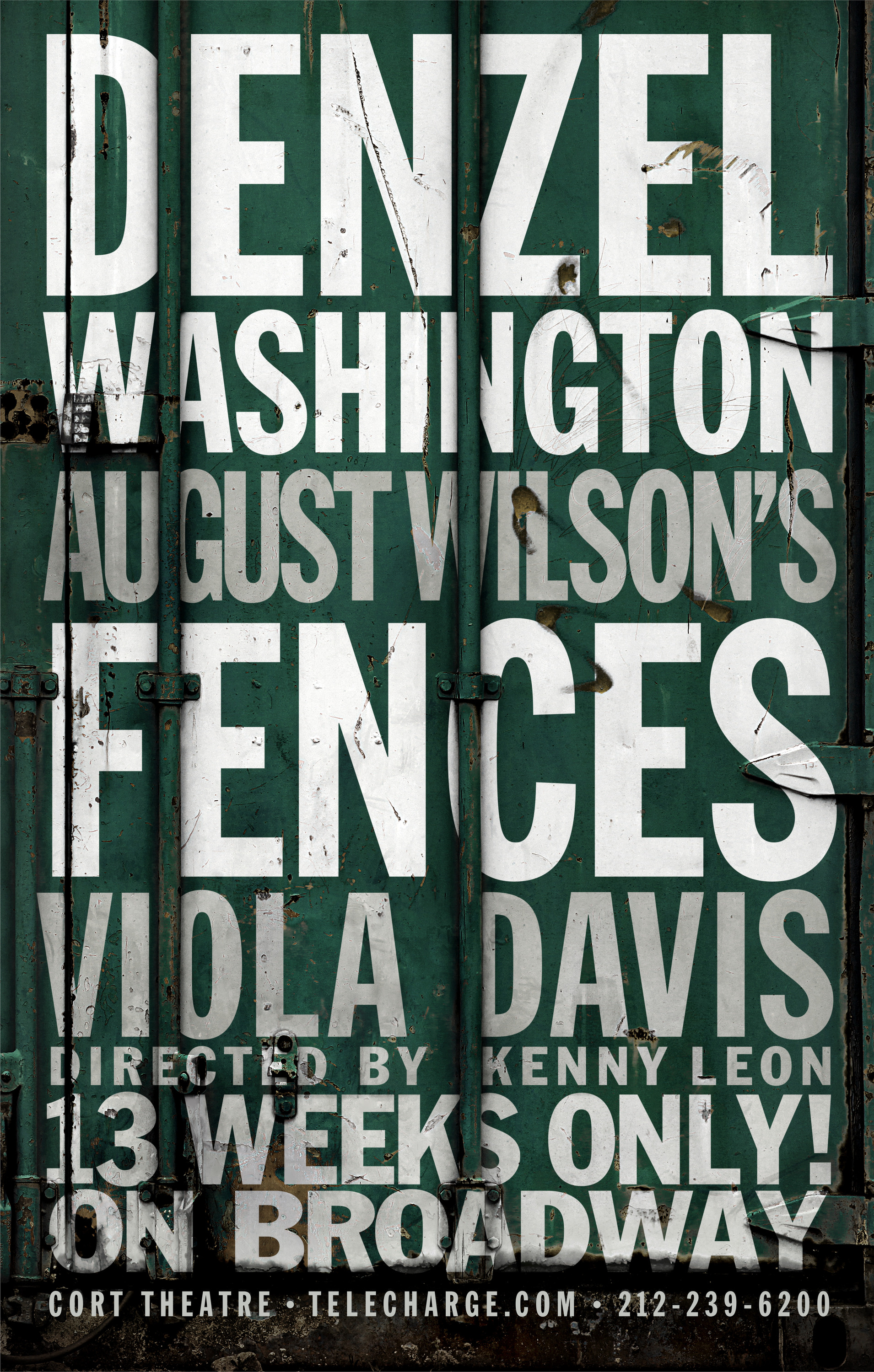 Mega Sized Broadway Poster Image for Fences (#1 of 2)