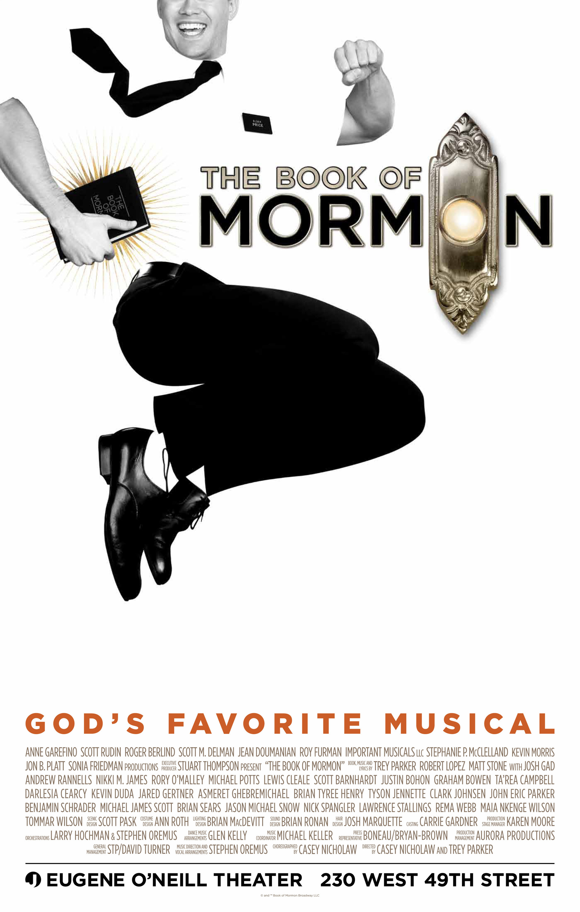 Mega Sized Broadway Poster Image for The Book of Mormon 