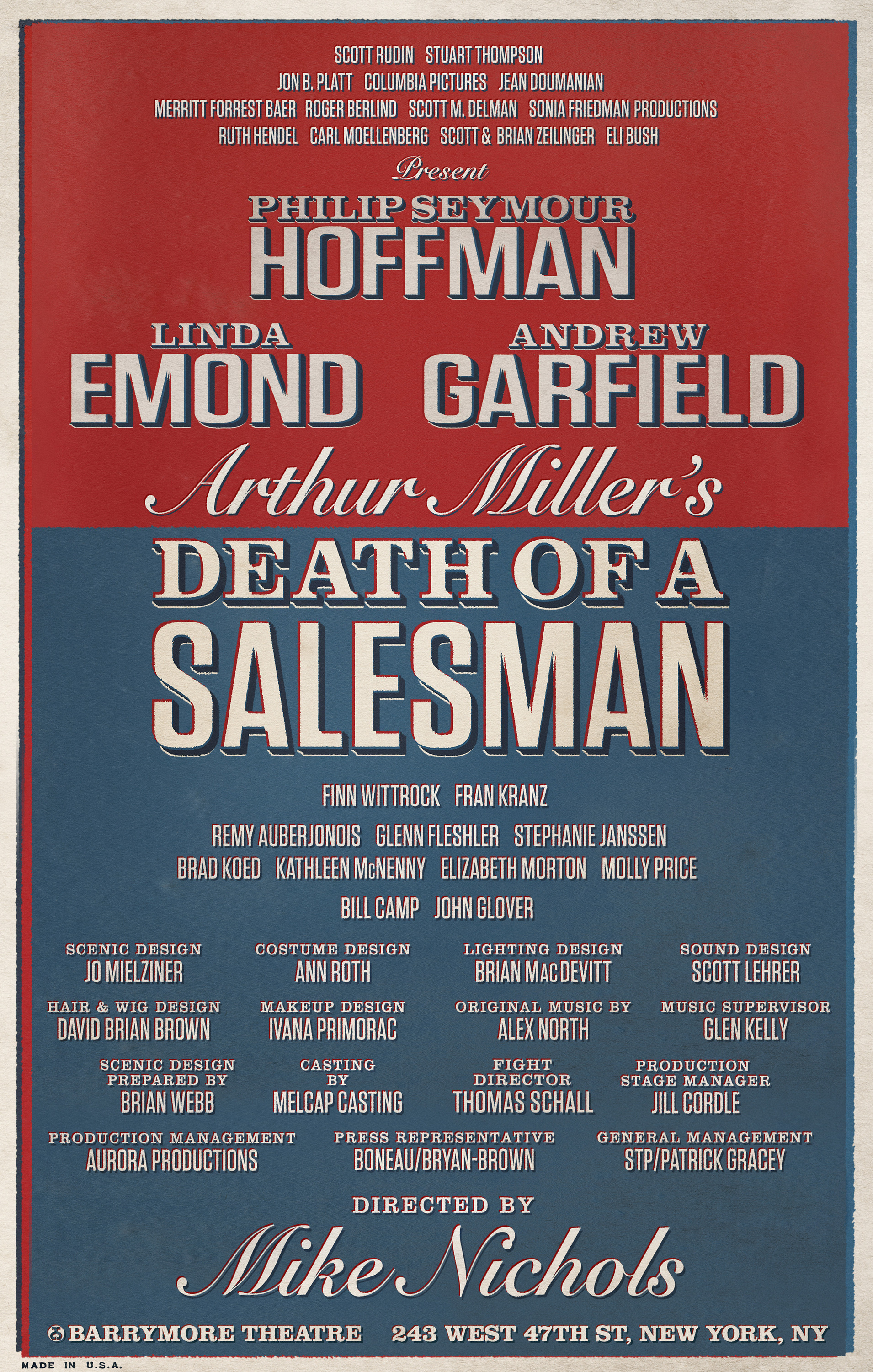 Mega Sized Broadway Poster Image for Death of a Salesman 