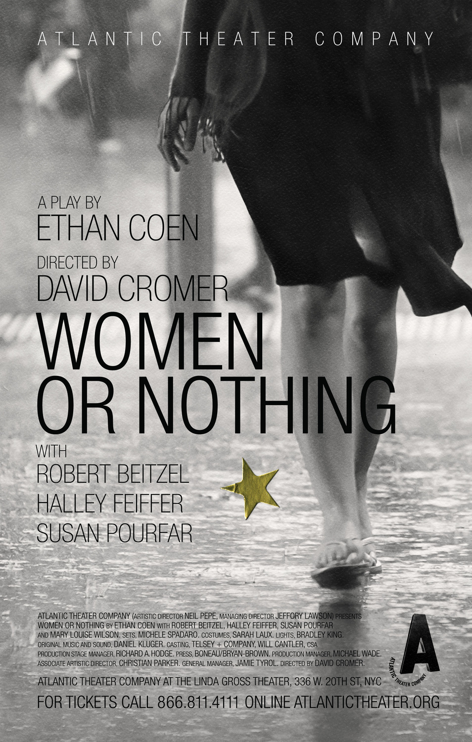 Extra Large Broadway Poster Image for Women or Nothing 