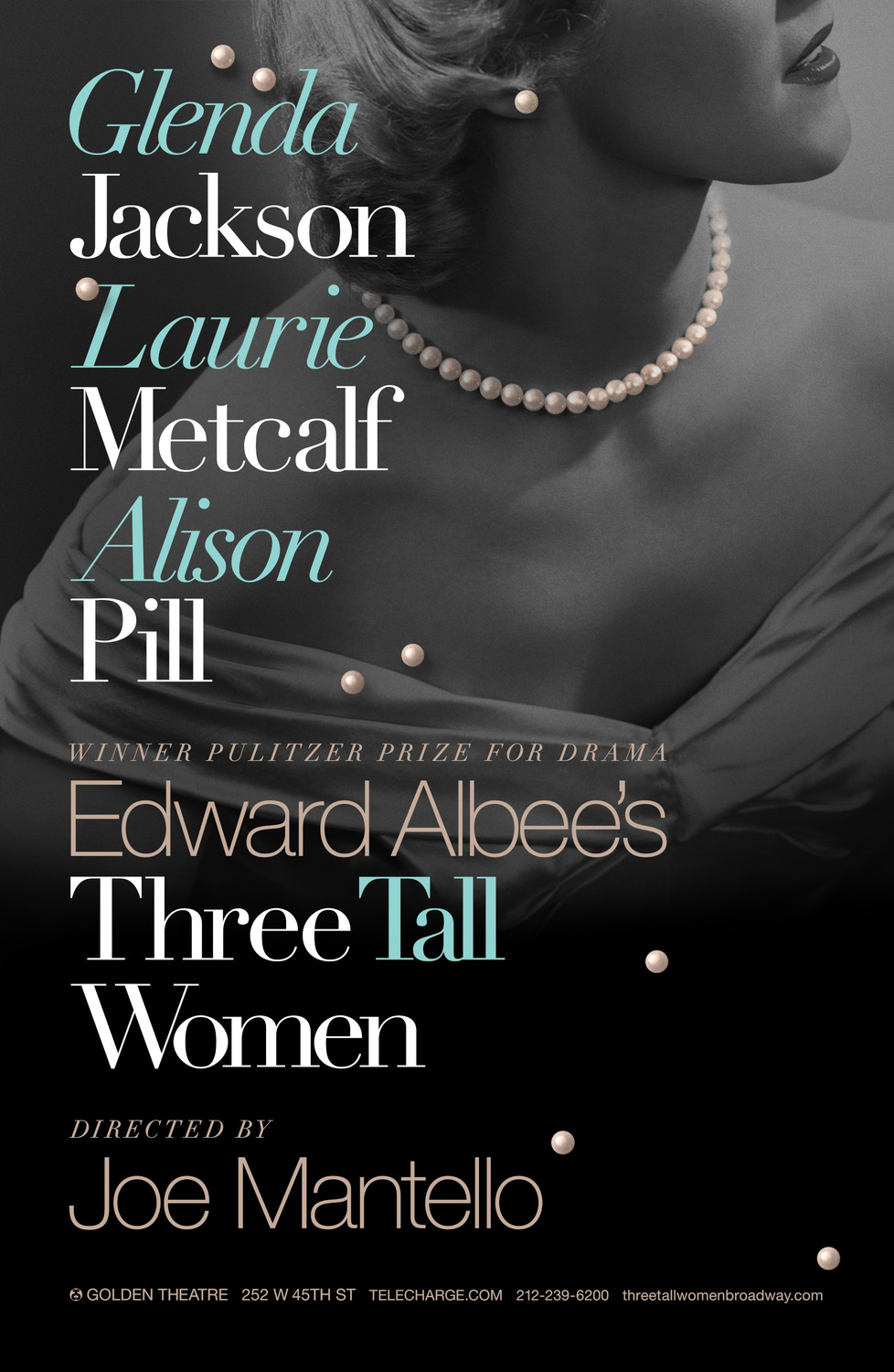 Extra Large Broadway Poster Image for Three Tall Women 