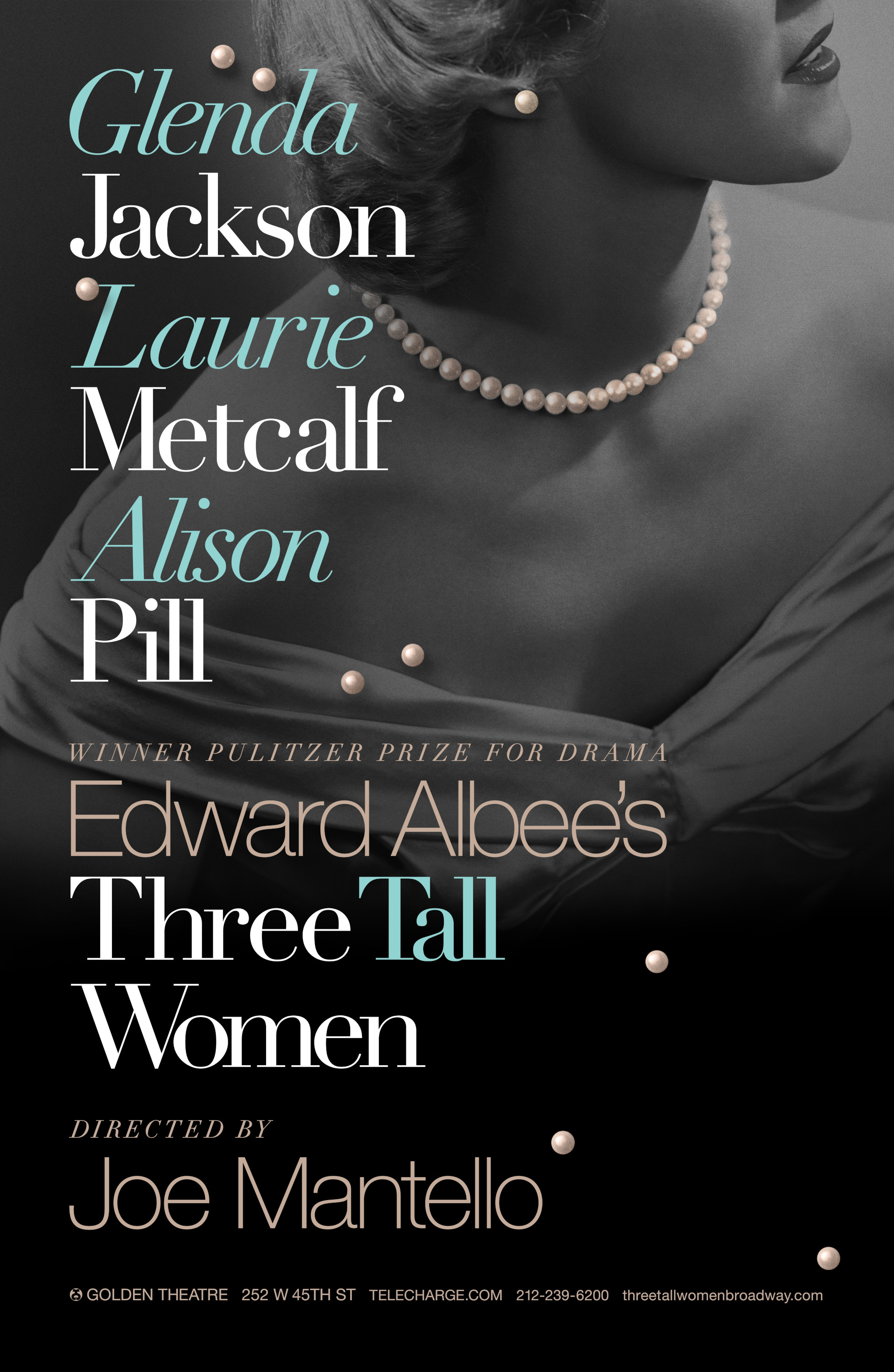 Mega Sized Broadway Poster Image for Three Tall Women 