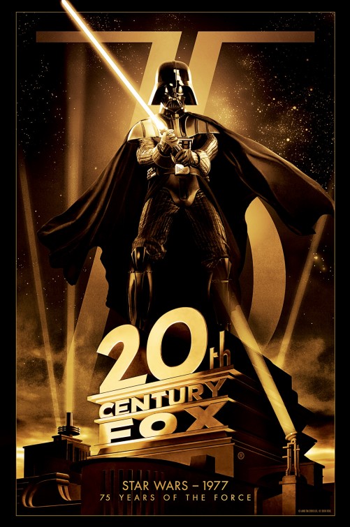 20th Century Fox 75th Anniversary Movie Poster
