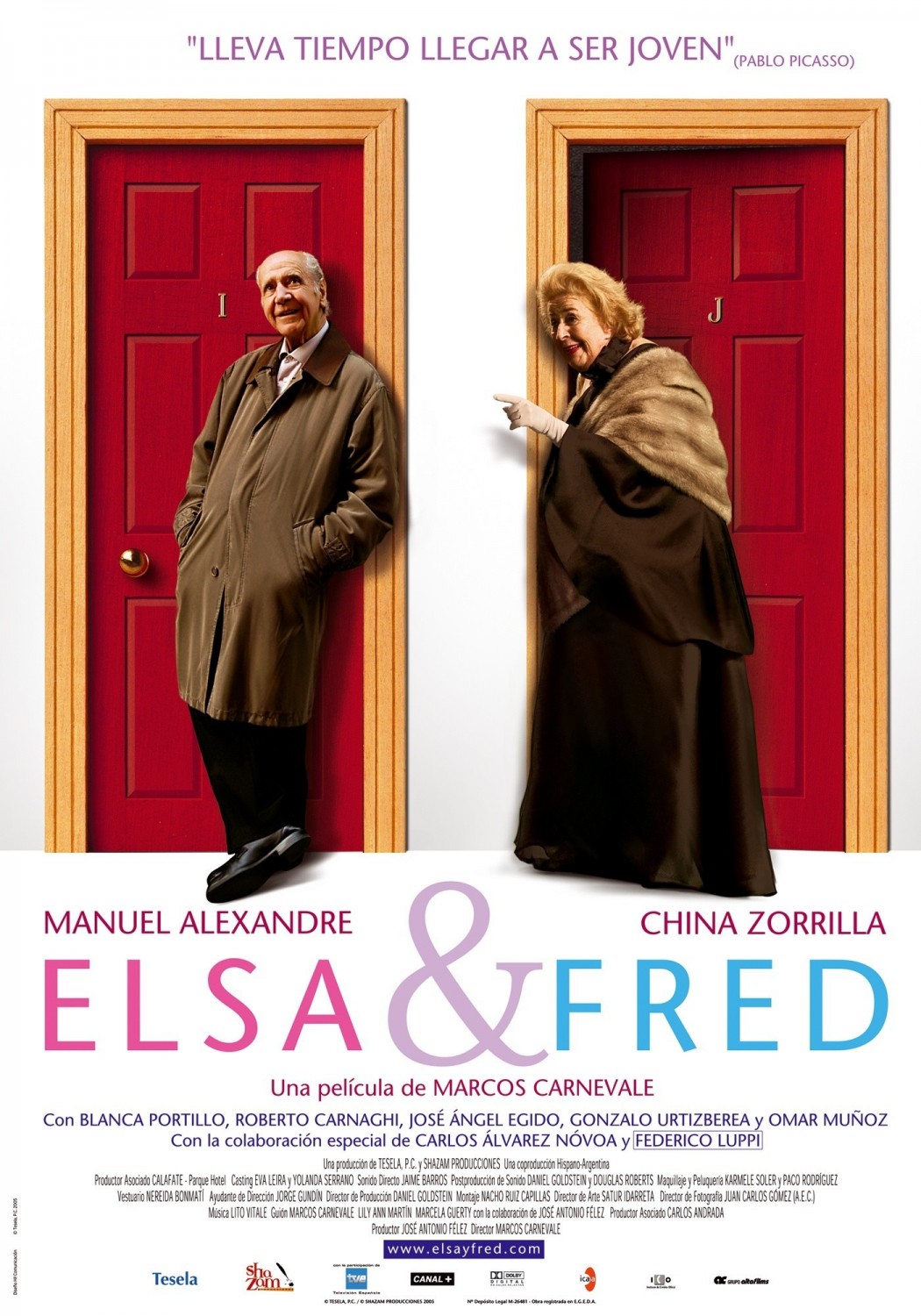 Extra Large Movie Poster Image for Elsa y Fred 