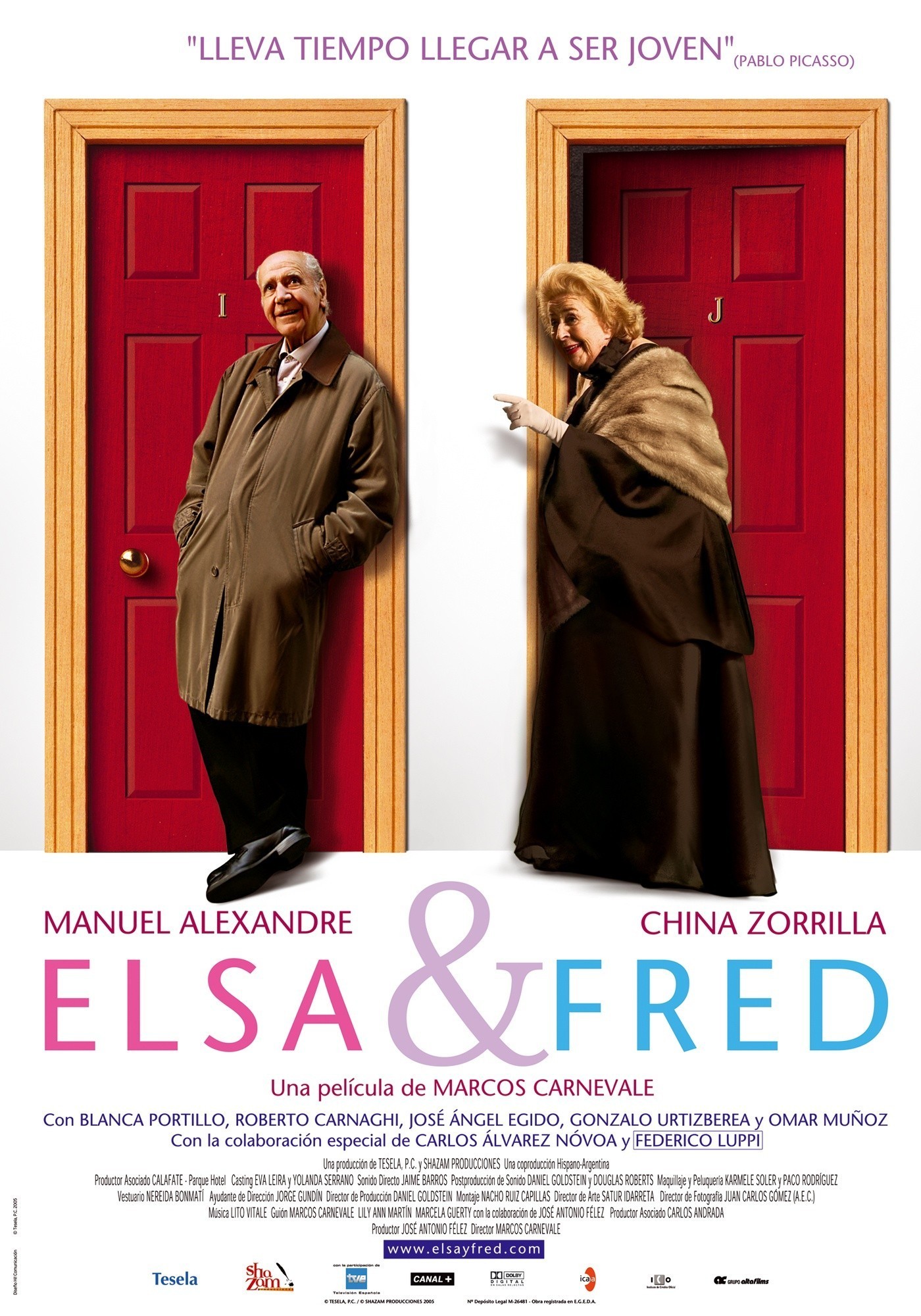 Mega Sized Movie Poster Image for Elsa y Fred 