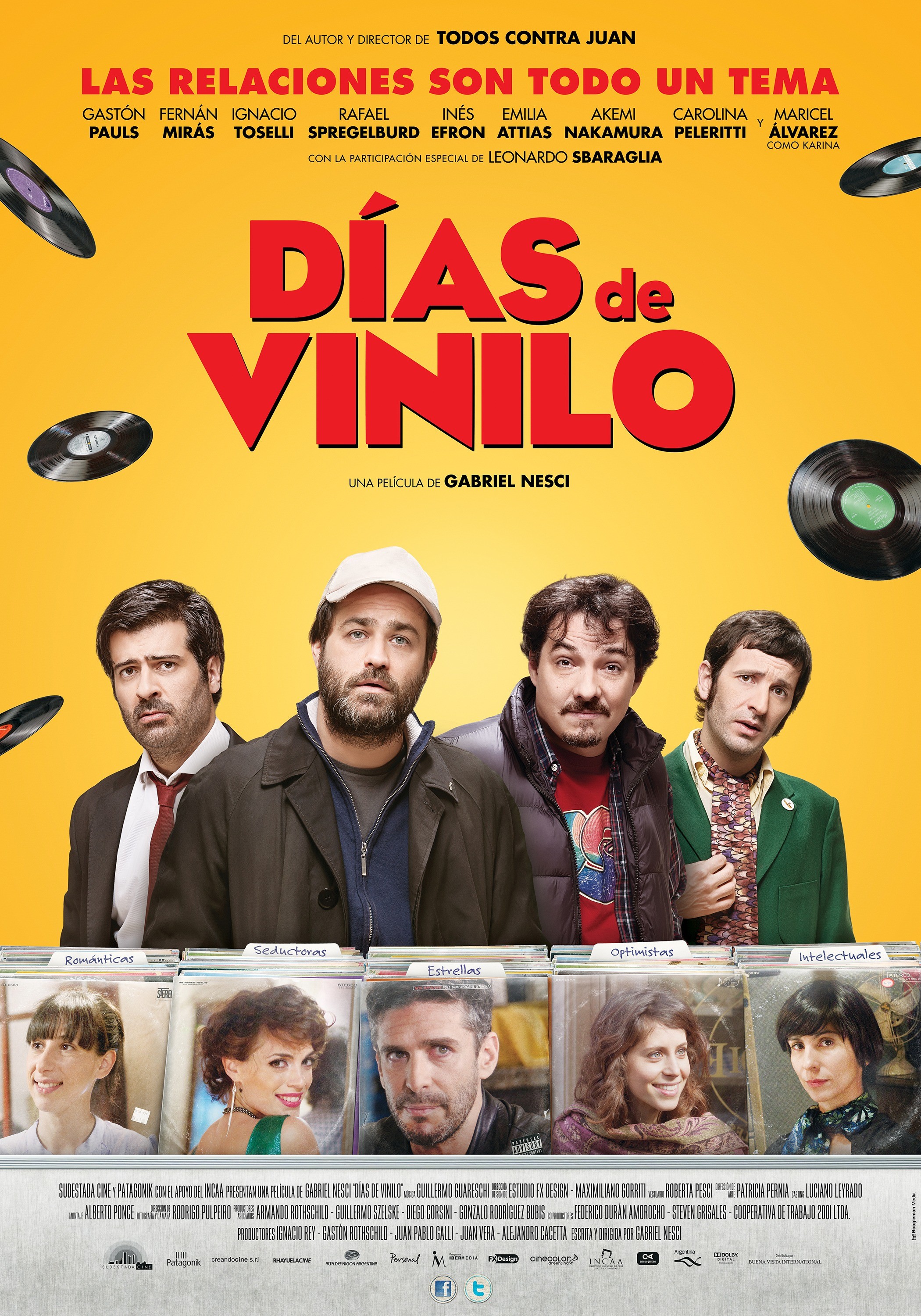 Mega Sized Movie Poster Image for Días de vinilo (#2 of 2)