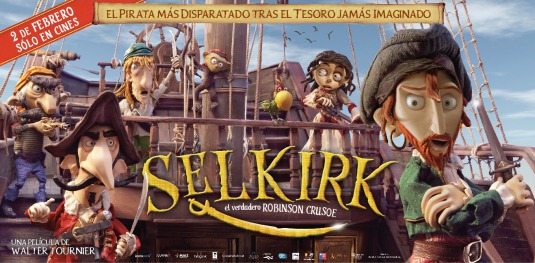 Selkirk, el verdadero Robinson Crusoe Movie Poster
