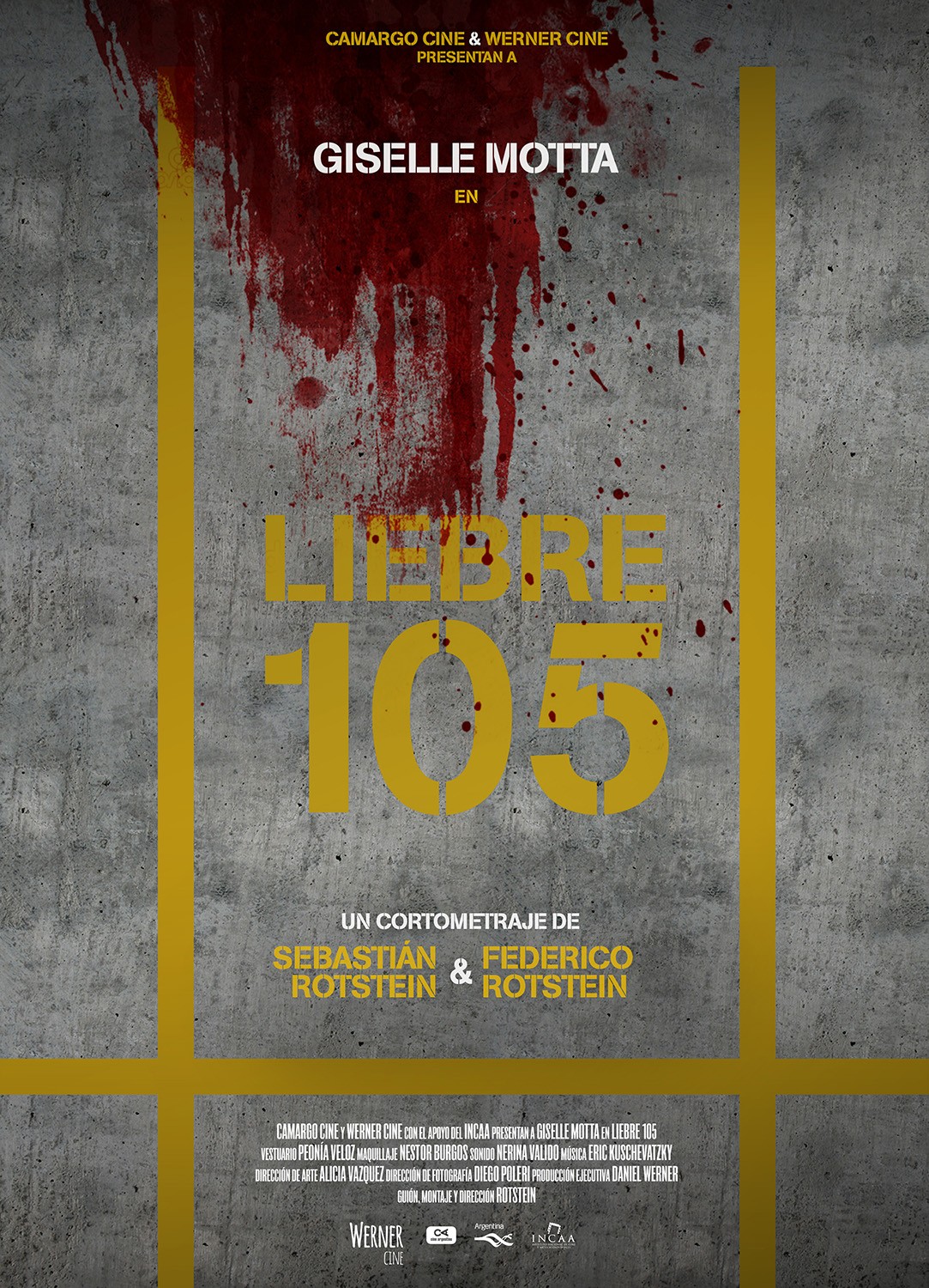 Extra Large Movie Poster Image for Liebre 105 (#1 of 2)