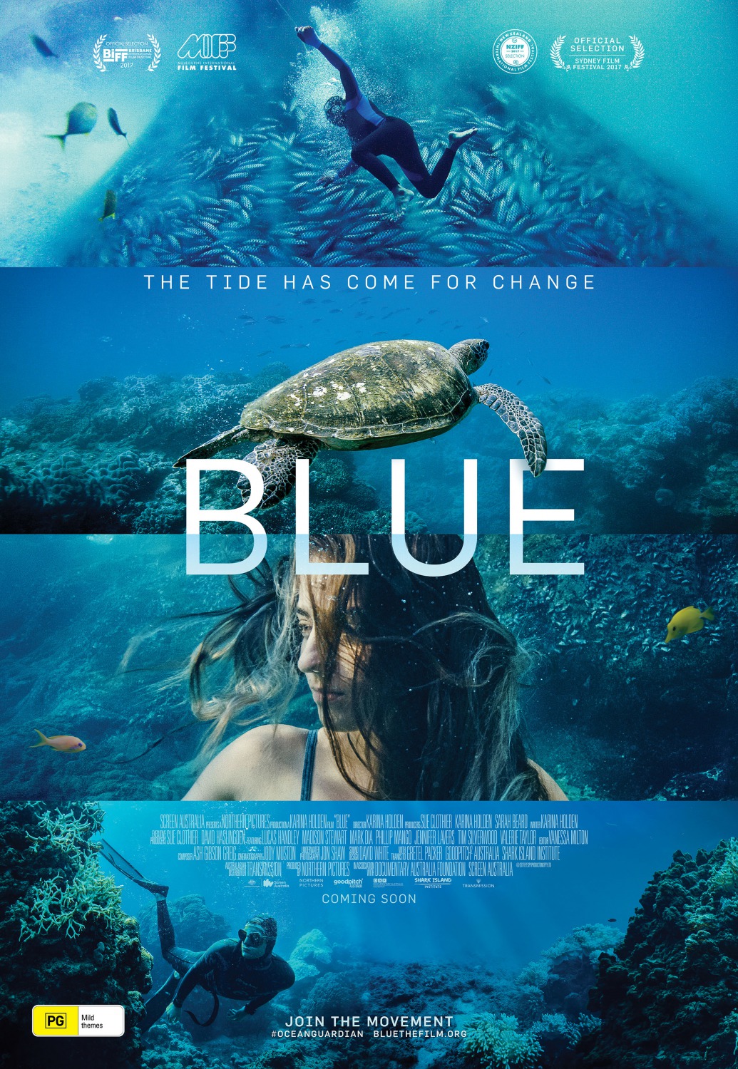 Extra Large Movie Poster Image for Blue 