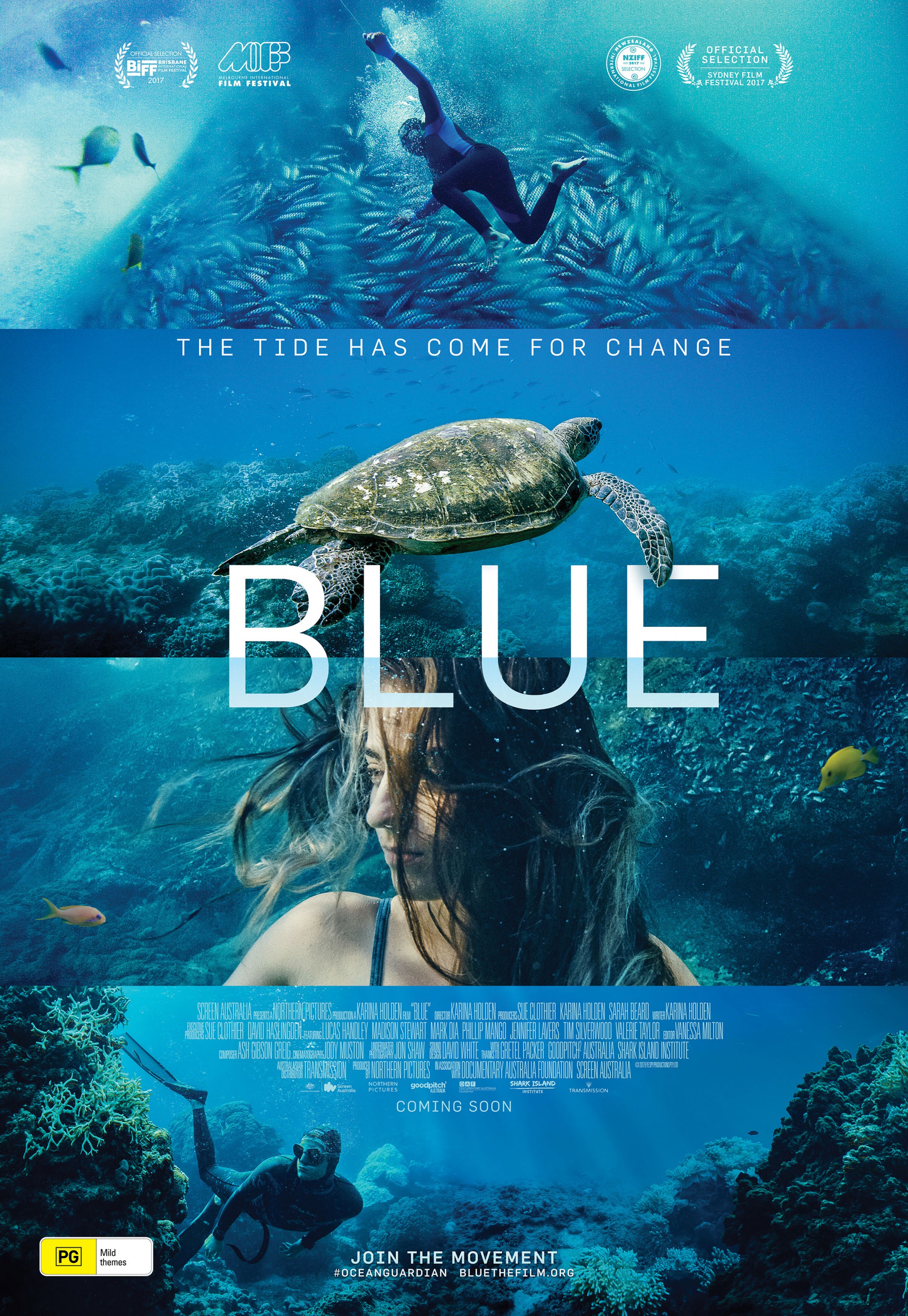 Mega Sized Movie Poster Image for Blue 