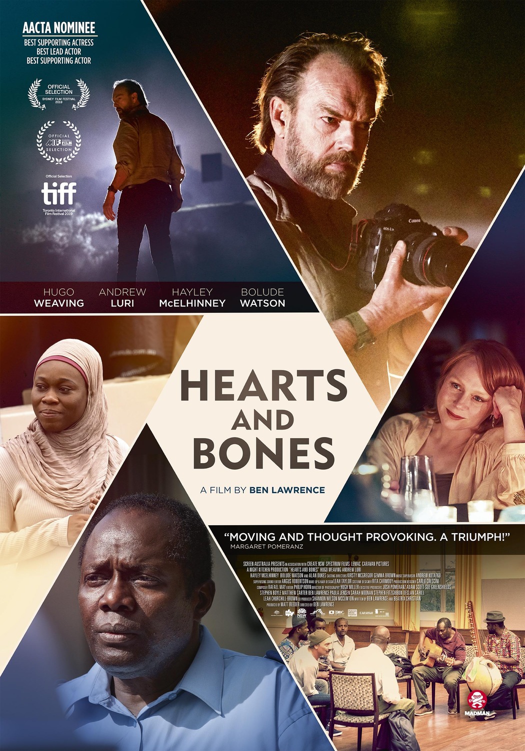 Extra Large Movie Poster Image for Hearts and Bones 