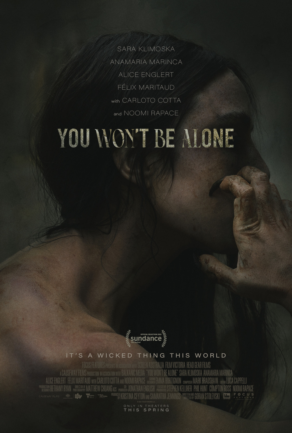 Extra Large Movie Poster Image for You Won't Be Alone 