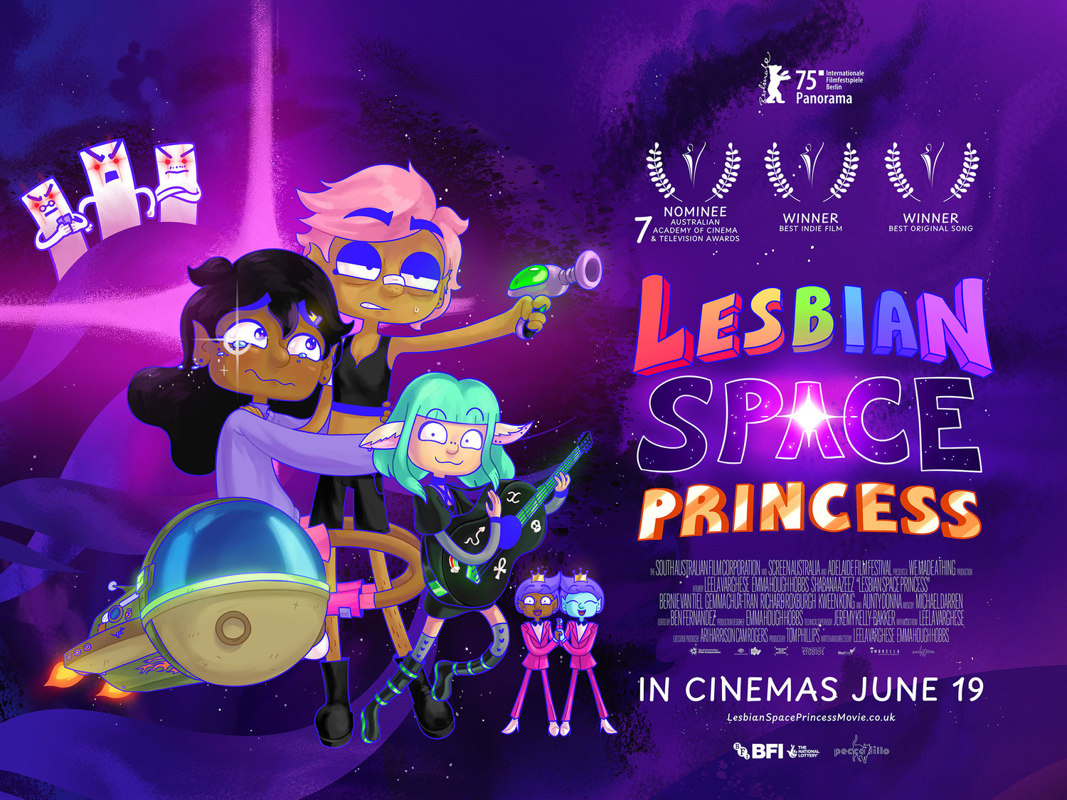 Extra Large Movie Poster Image for Lesbian Space Princess (#3 of 3)