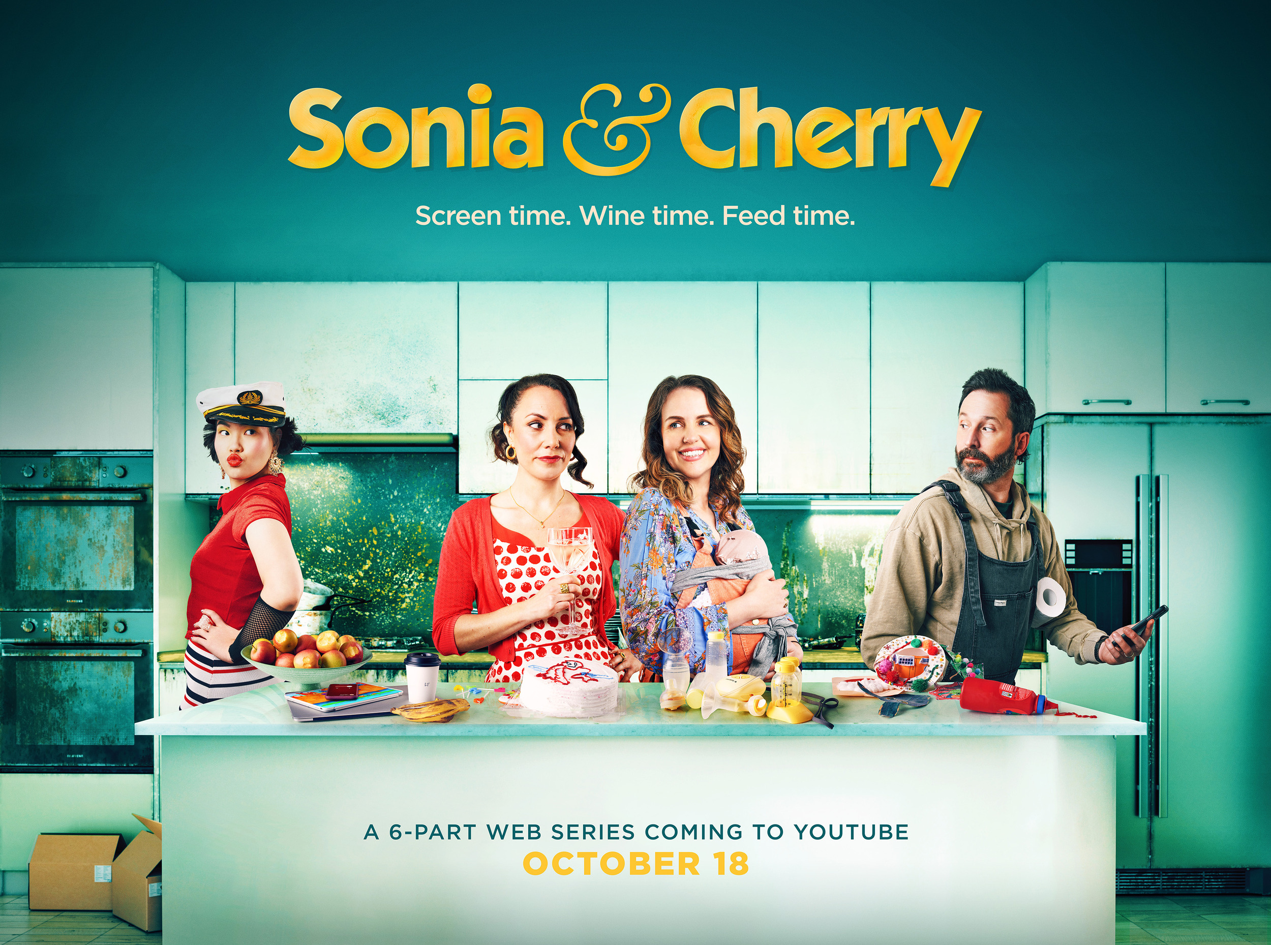 Mega Sized TV Poster Image for Sonia & Cherry 