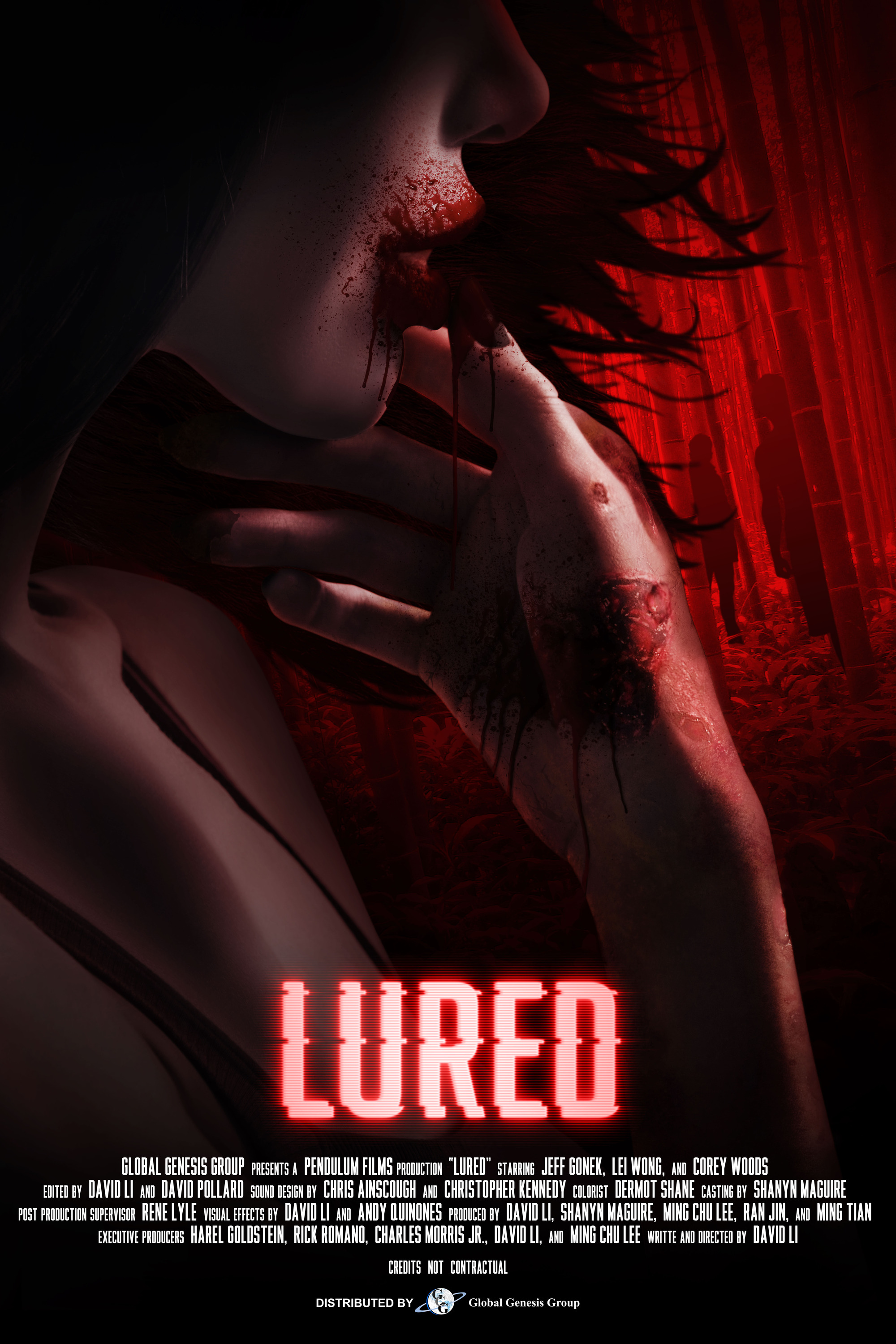 Mega Sized Movie Poster Image for Lured 