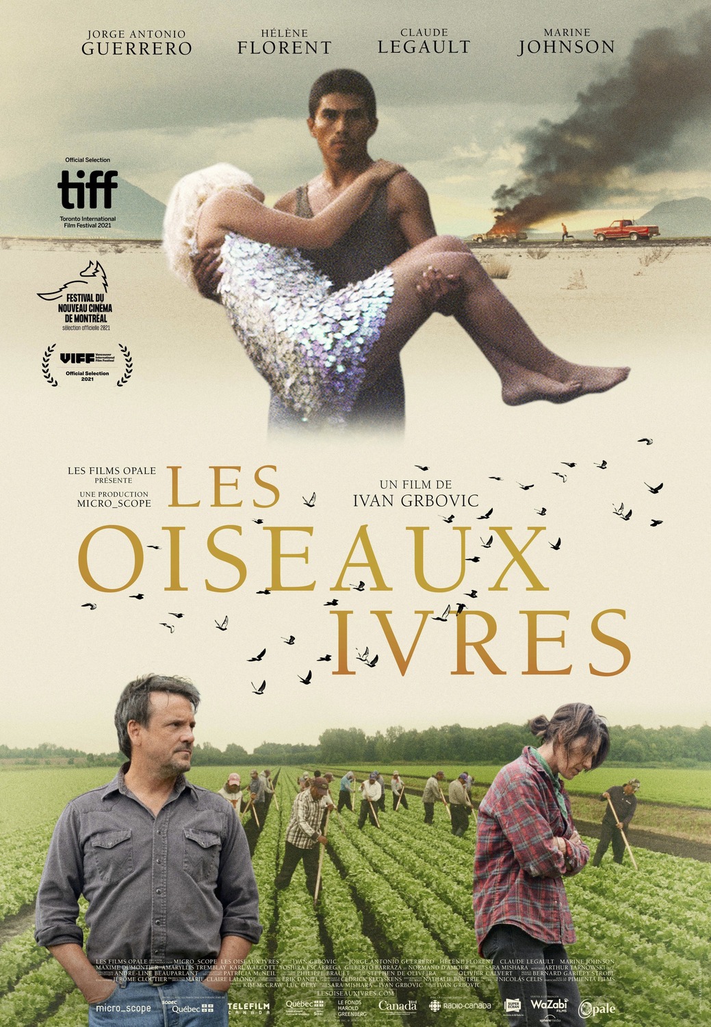 Extra Large Movie Poster Image for Les oiseaux ivres (#1 of 2)