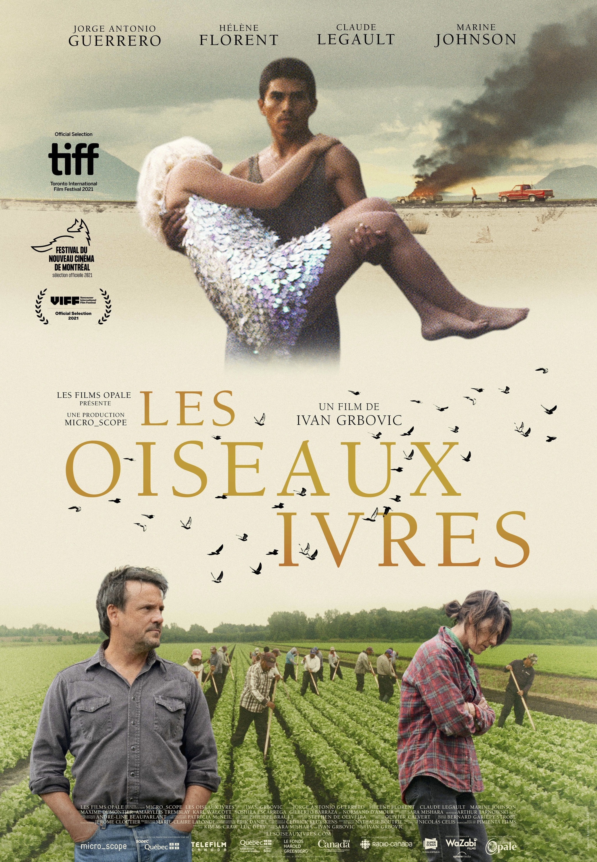 Mega Sized Movie Poster Image for Les oiseaux ivres (#1 of 2)