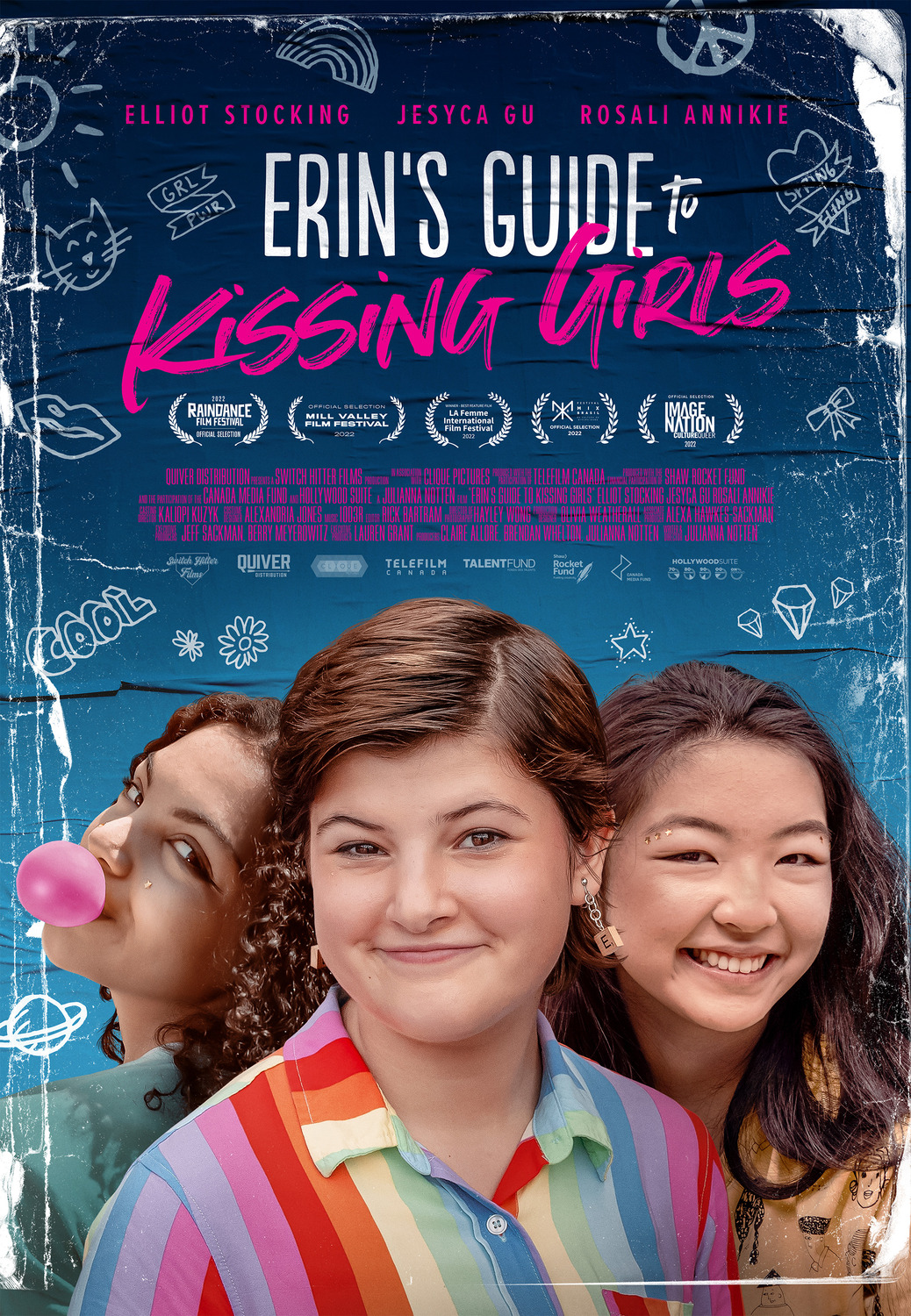 Extra Large Movie Poster Image for Erin's Guide to Kissing Girls 