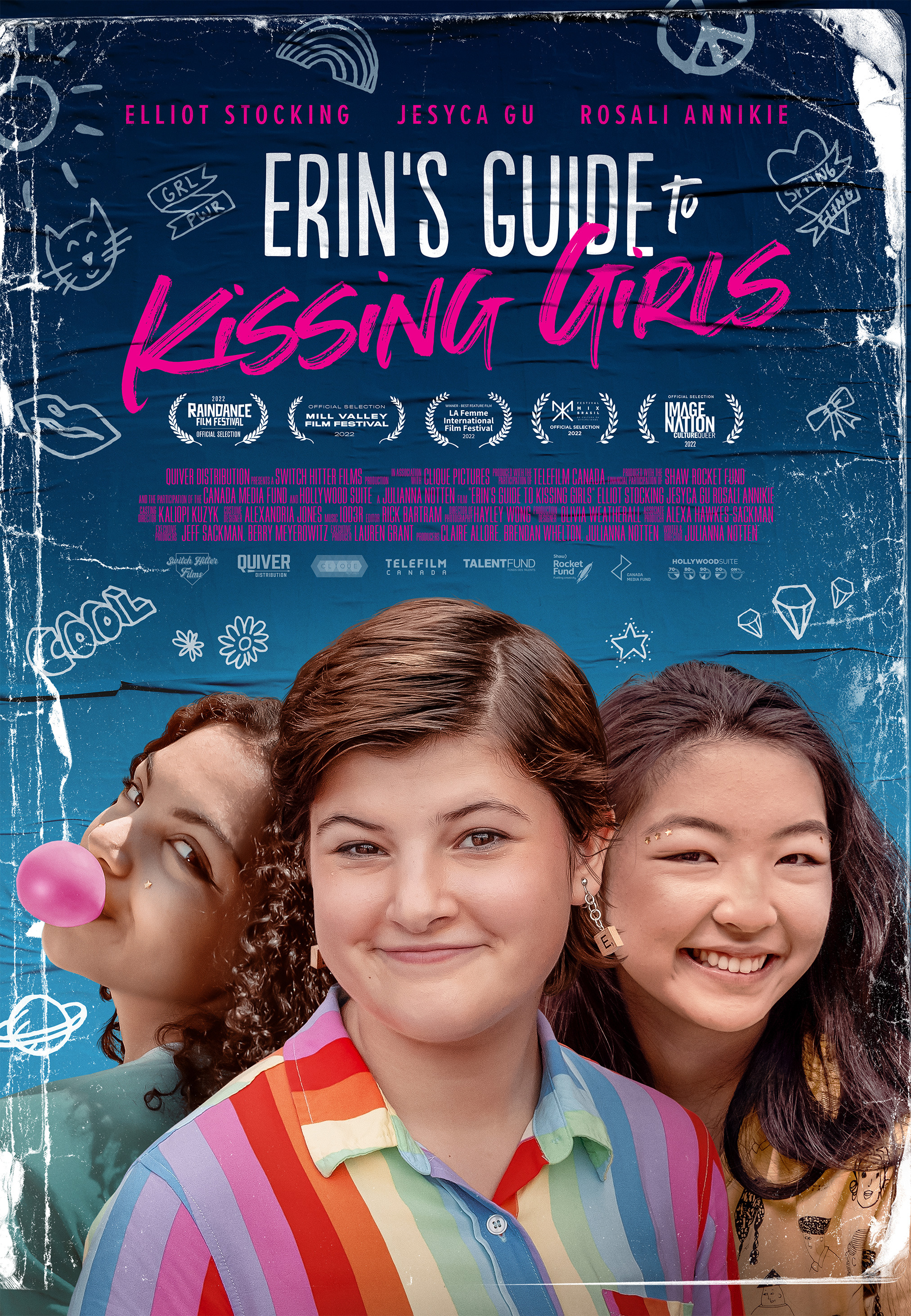 Mega Sized Movie Poster Image for Erin's Guide to Kissing Girls 