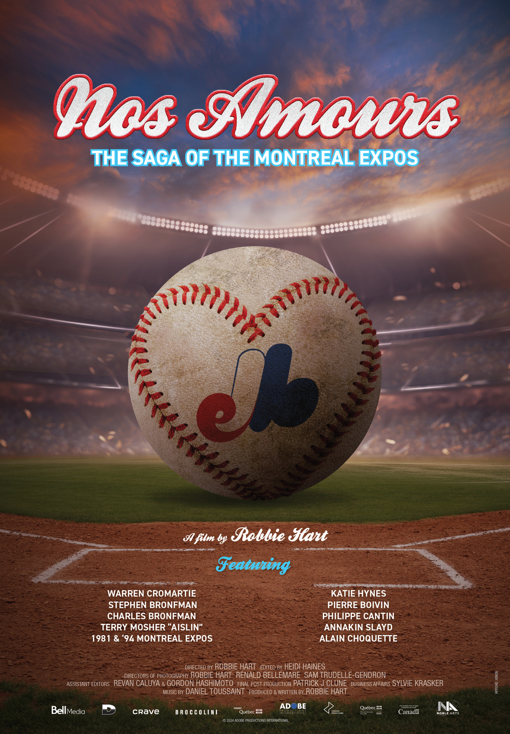 Extra Large Movie Poster Image for Nos Amours: The Saga of the Montreal Expos 