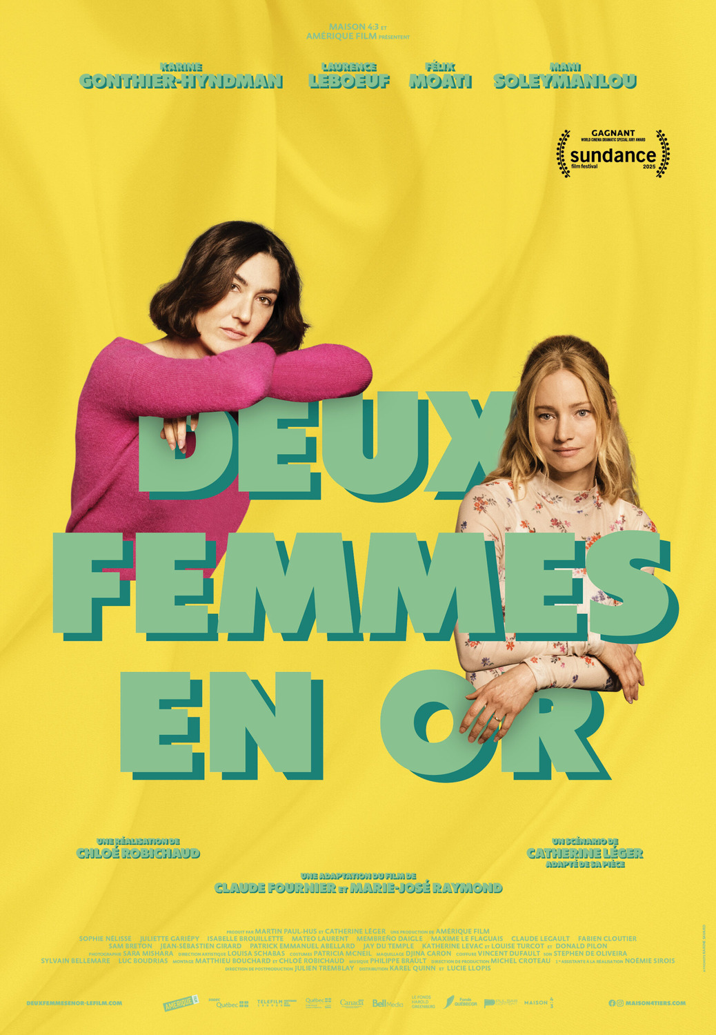 Extra Large Movie Poster Image for Deux femmes en or (#1 of 2)